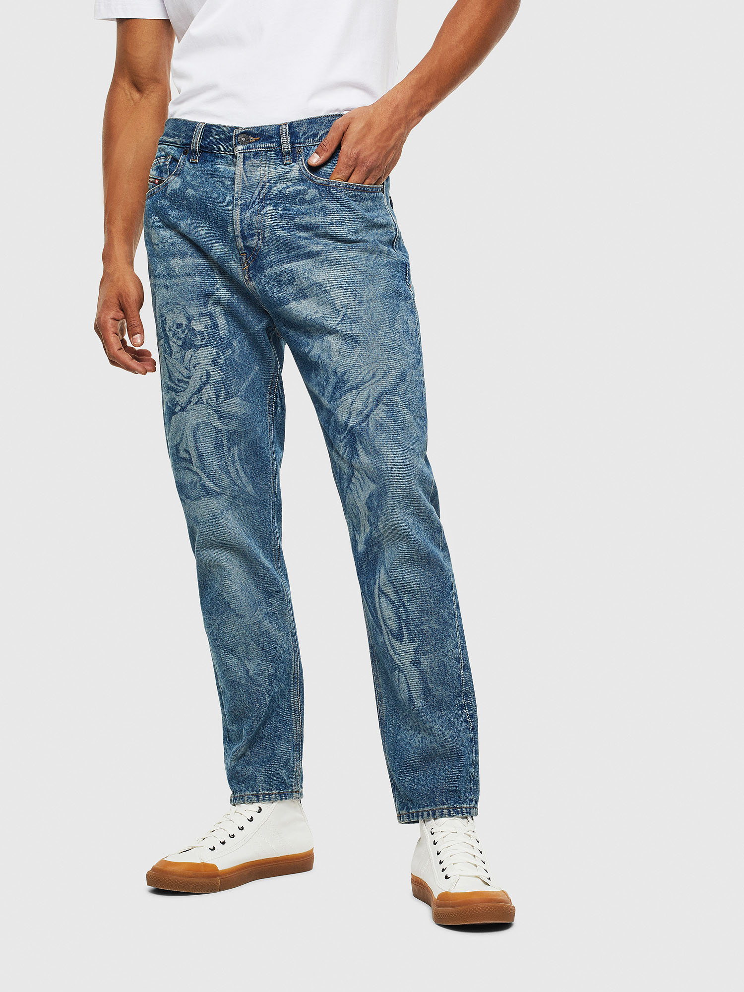 D-Vider 0079D, Medium blue Diesel - D-Vider 0079D, Medium blue - Jeans - Image 1