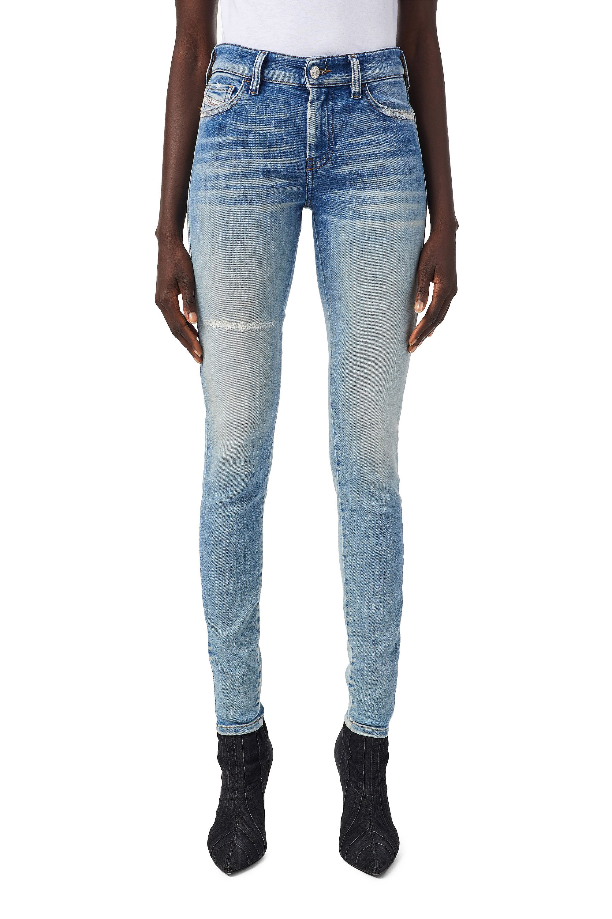 Slandy 09B08, Light Blue Diesel - Slandy 09B08, Light Blue - Jeans - Image 1