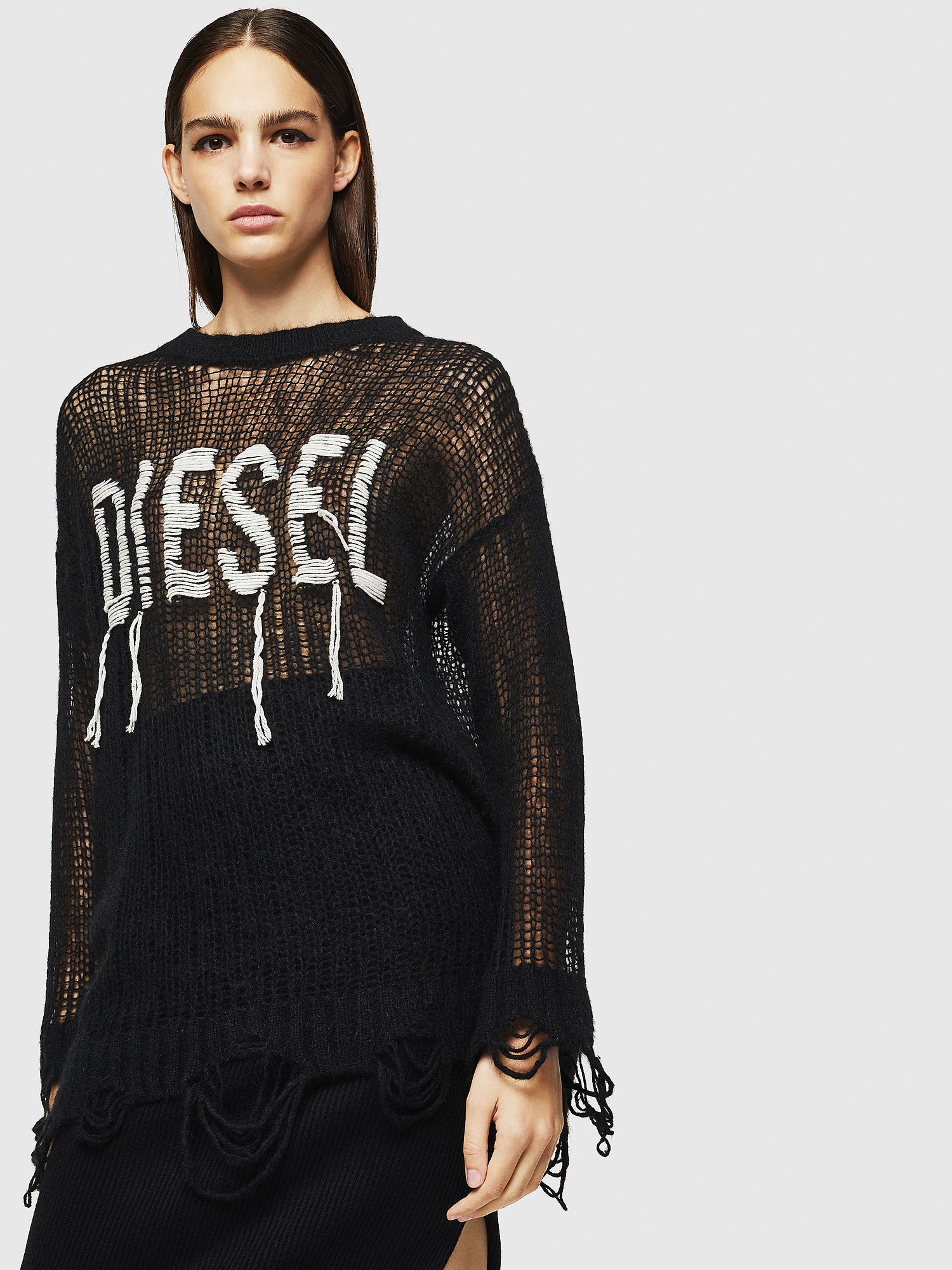 M-ANDREA, Black Diesel - M-ANDREA, Black - Knitwear - Image 1