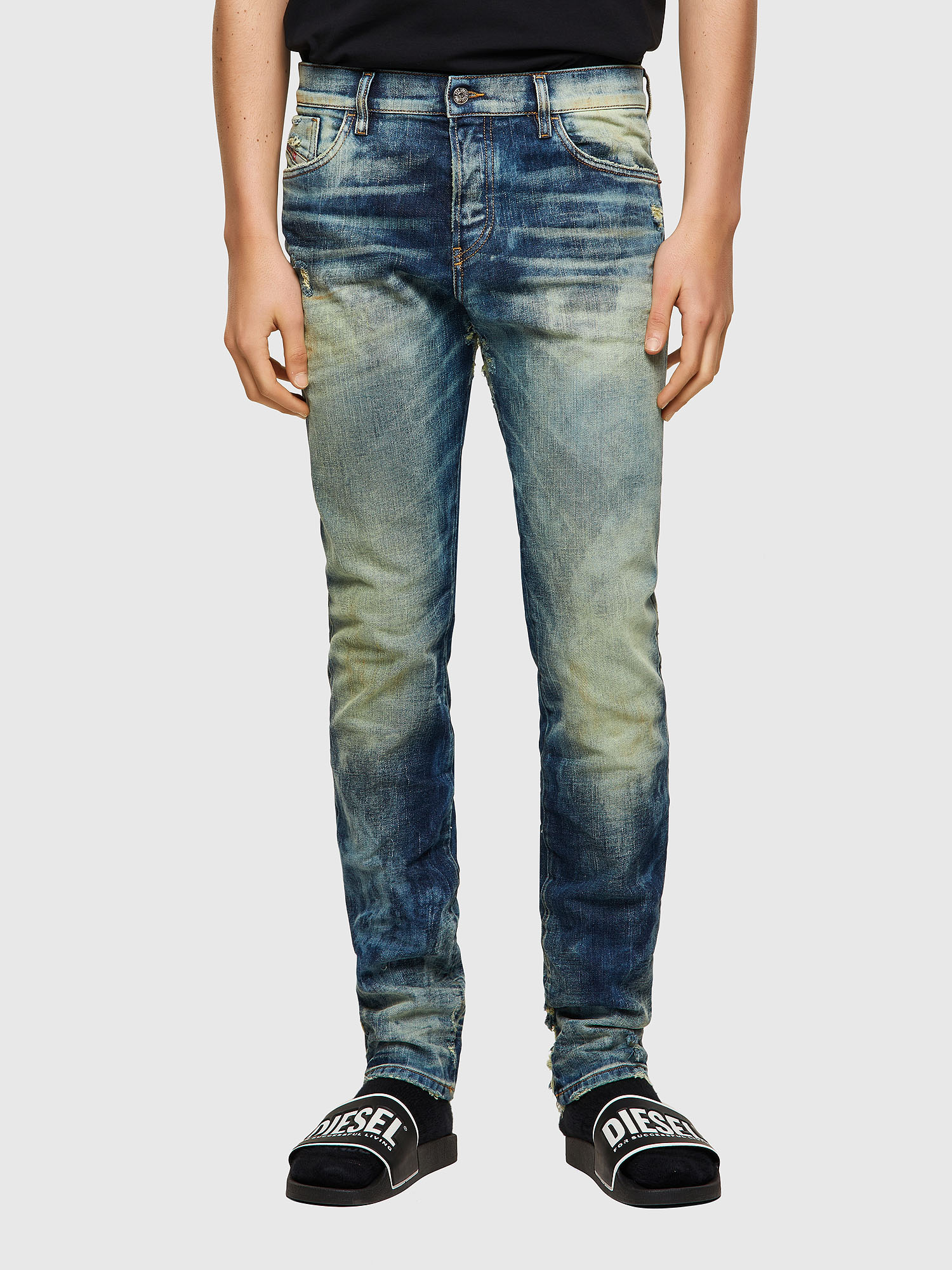D-Kras 009VI, Light Blue Diesel - D-Kras 009VI, Light Blue - Jeans - Image 1