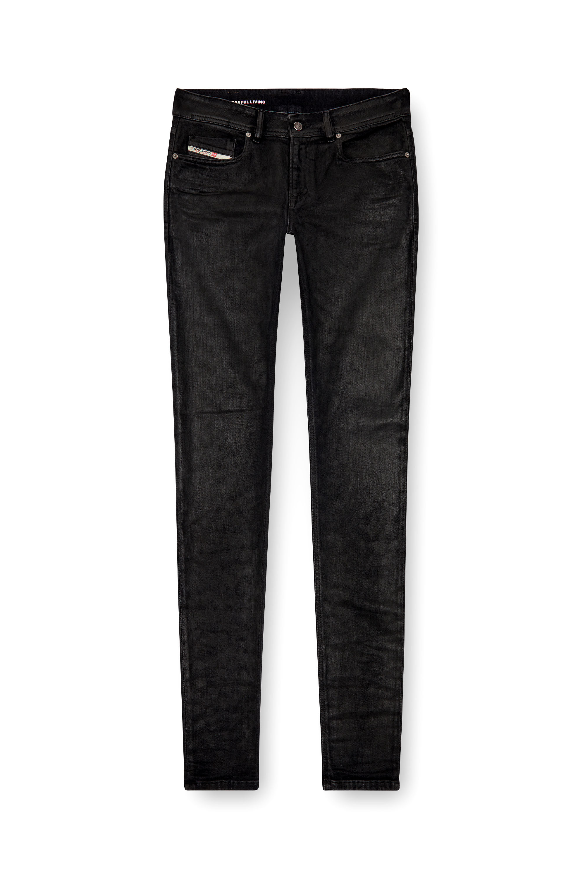 Diesel - Man Skinny Jeans 1979 Sleenker 09J30, Black/Dark grey - Image 3