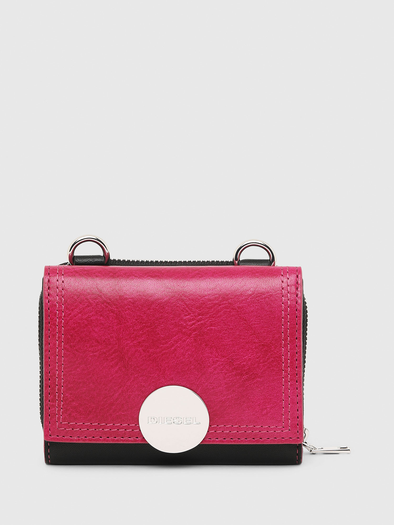 LORY, Pink/Black Diesel - LORY, Pink/Black - Small Wallets - Image 1