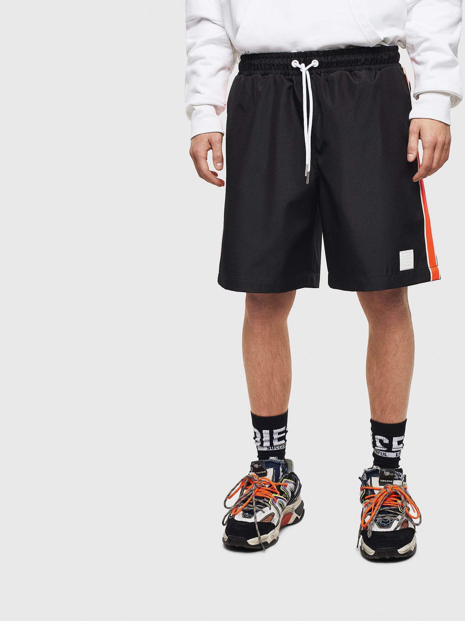 P-KEITH, Black Diesel - P-KEITH, Black - Shorts - Image 1