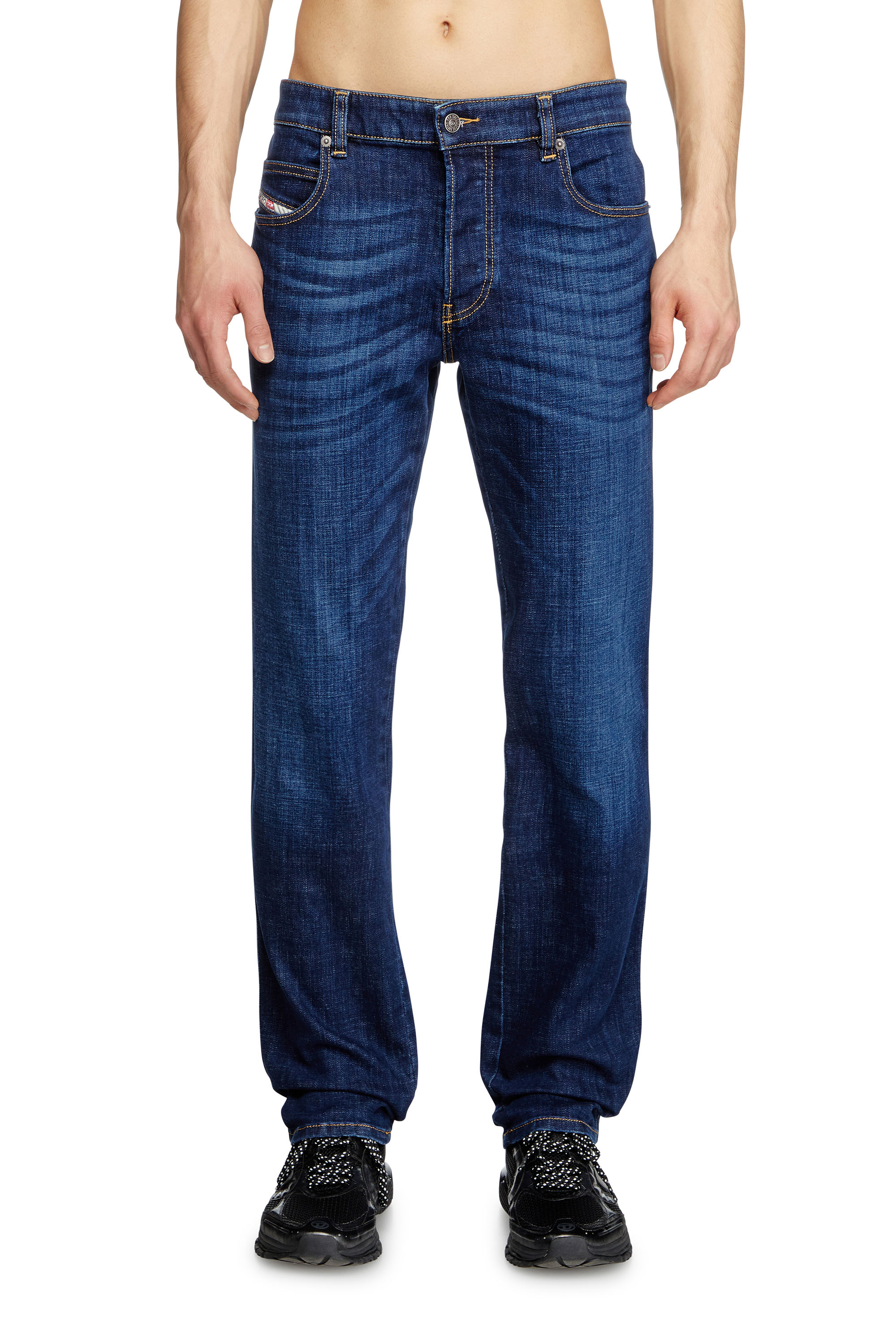Diesel - Man's Slim Jeans 1993 D-Vyl 09F89, Dark Blue - 3