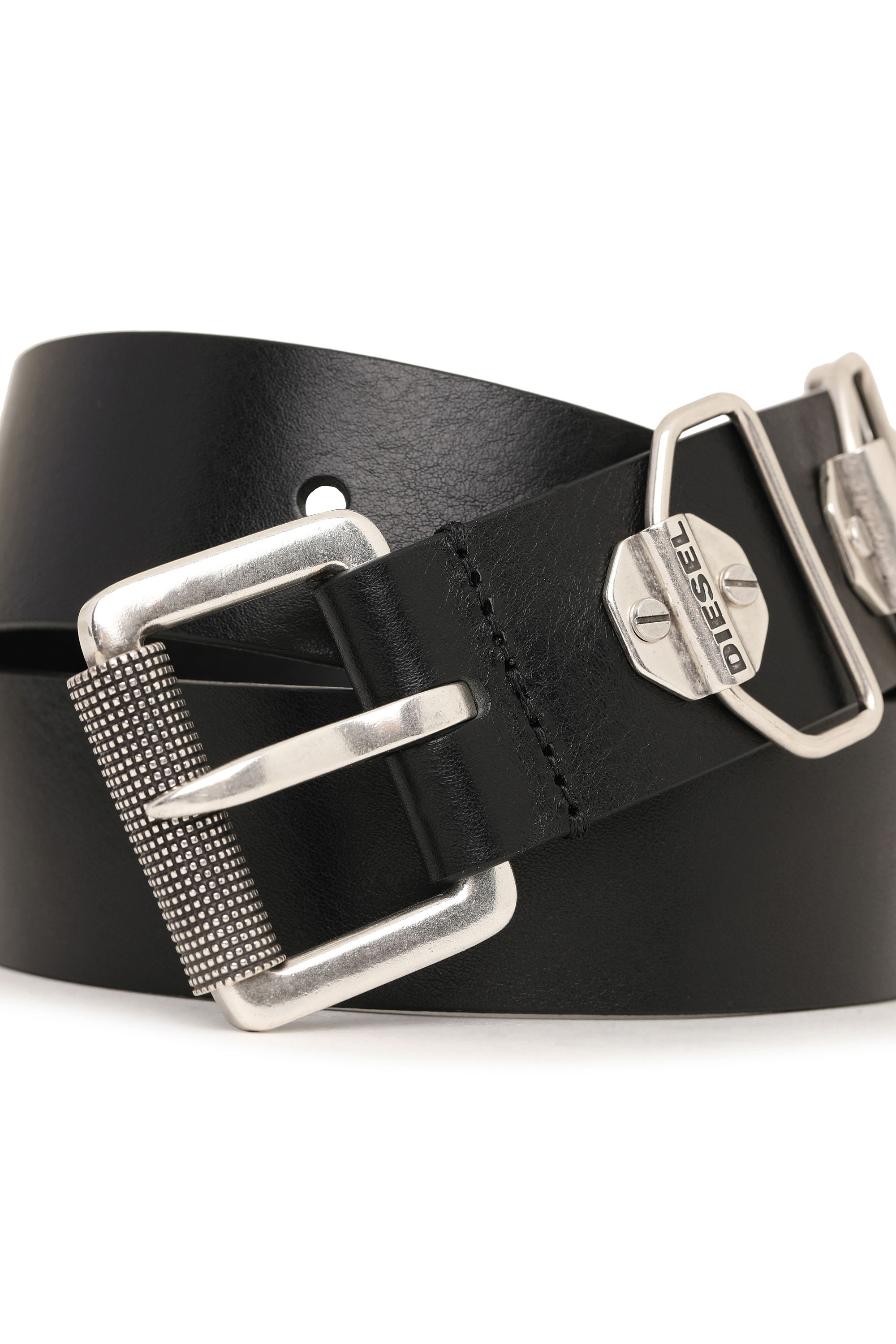 diesel leather belt