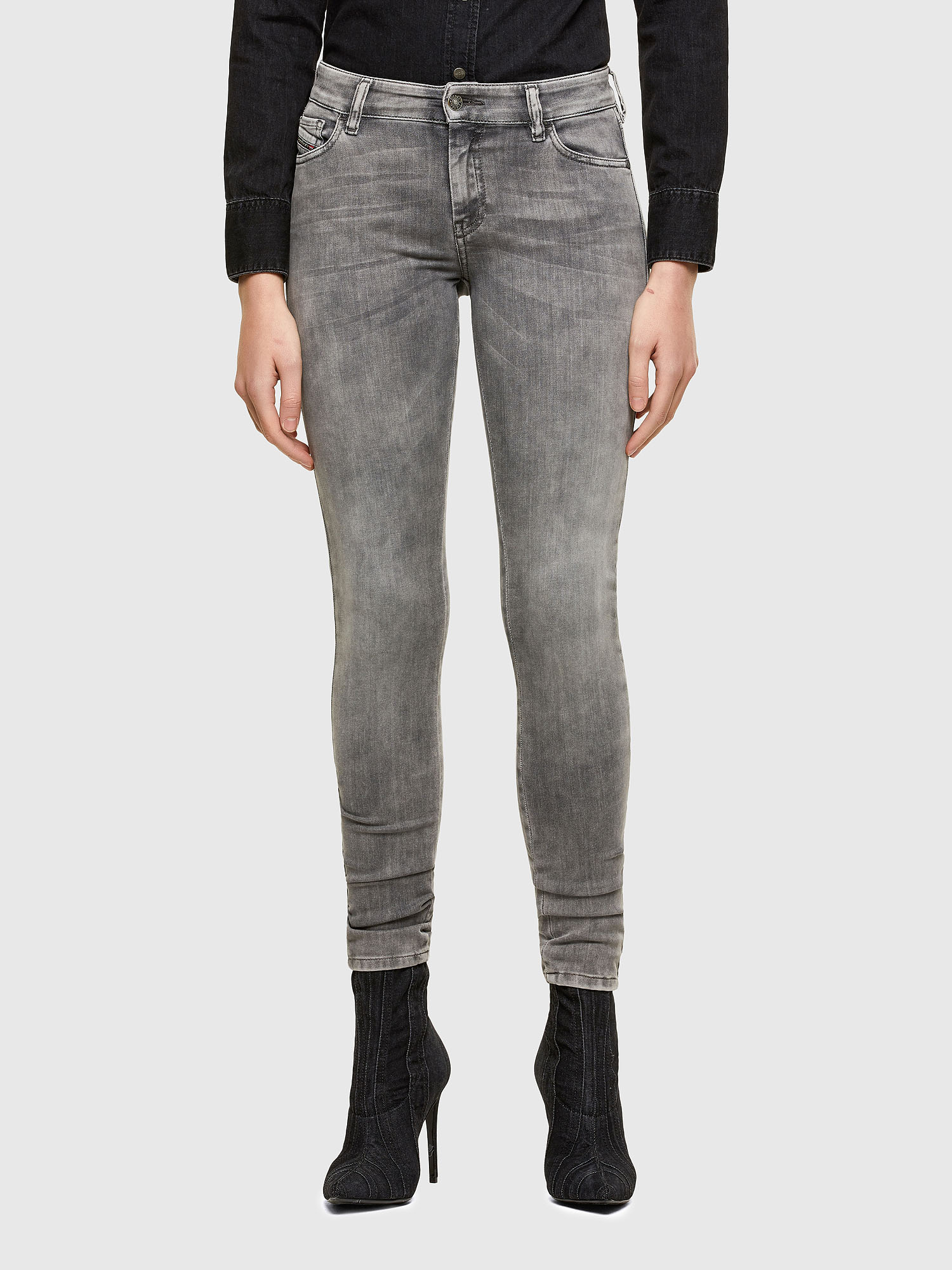 Slandy 069RS, Black/Dark grey Diesel - Slandy 069RS, Black/Dark grey - Jeans - Image 1