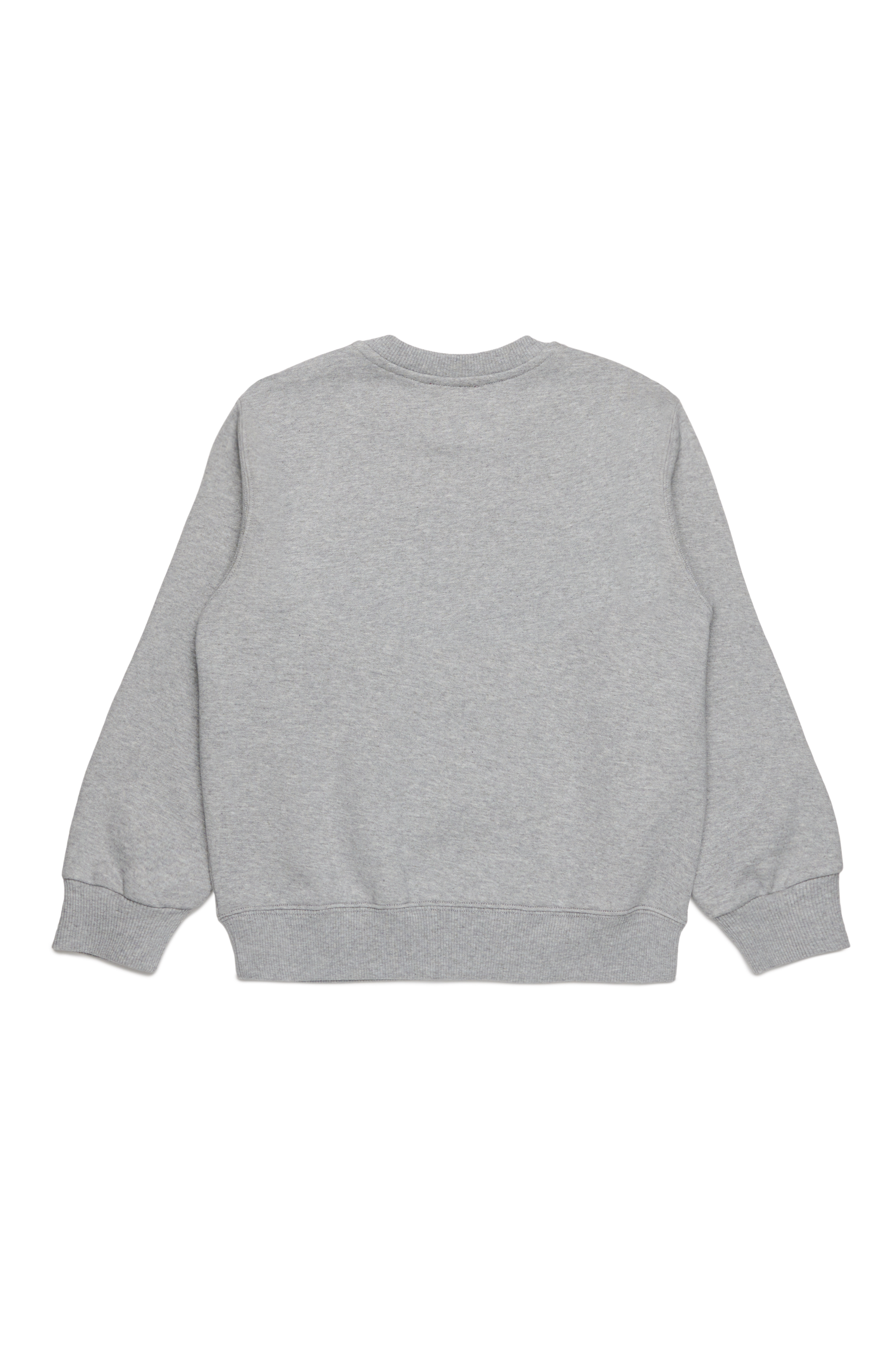 Diesel - SROBDOVALPJ OVER, Man's Sweatshirt with Oval D patch in Grey - 2