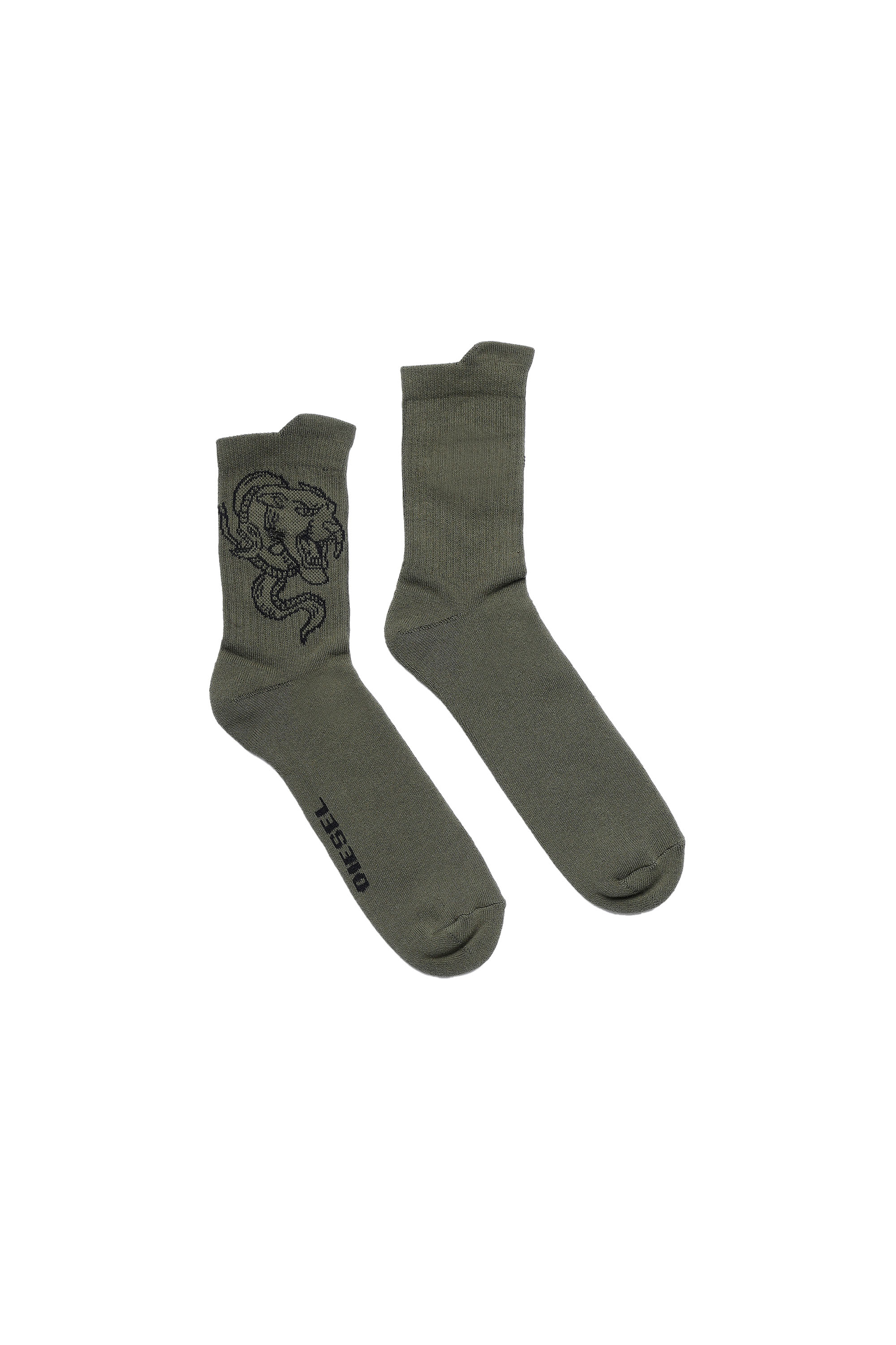 SKM-CYCLESOCK, Military Green - Socks