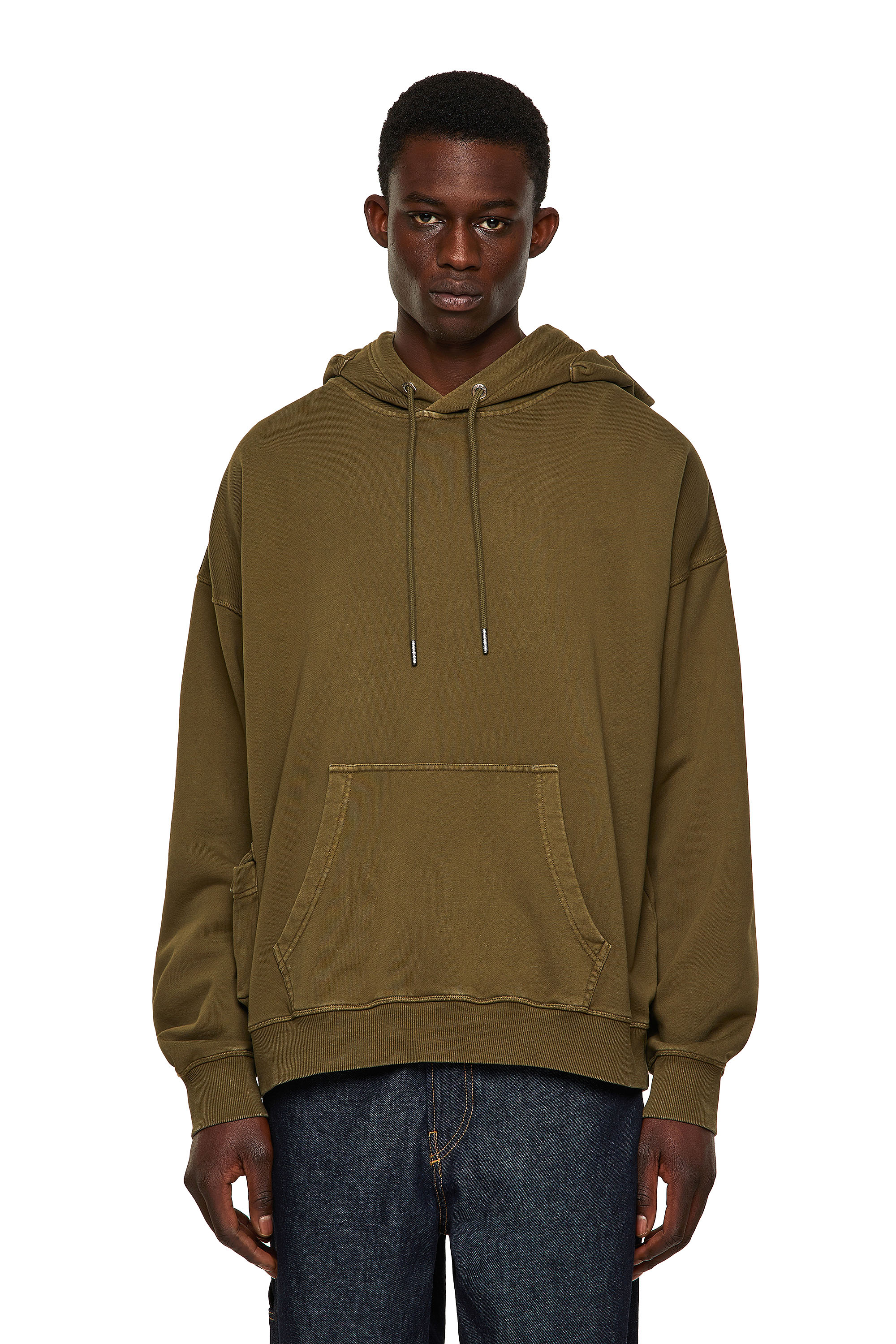S-ERPOCKOO-B1, Olive Green Diesel - S-ERPOCKOO-B1, Olive Green - Sweaters - Image 1