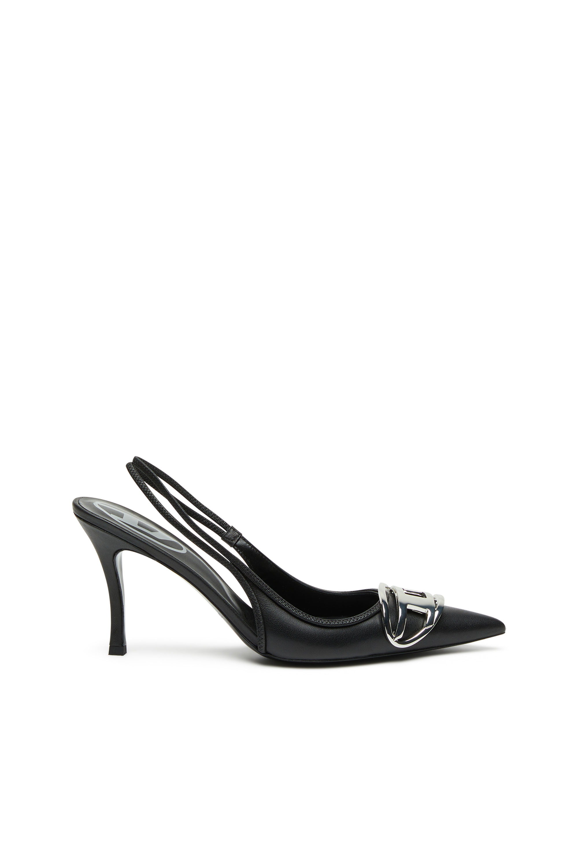 Diesel - D-VENUS SB, Woman's D-Venus-Slingback pumps in nappa leather in Black - 2