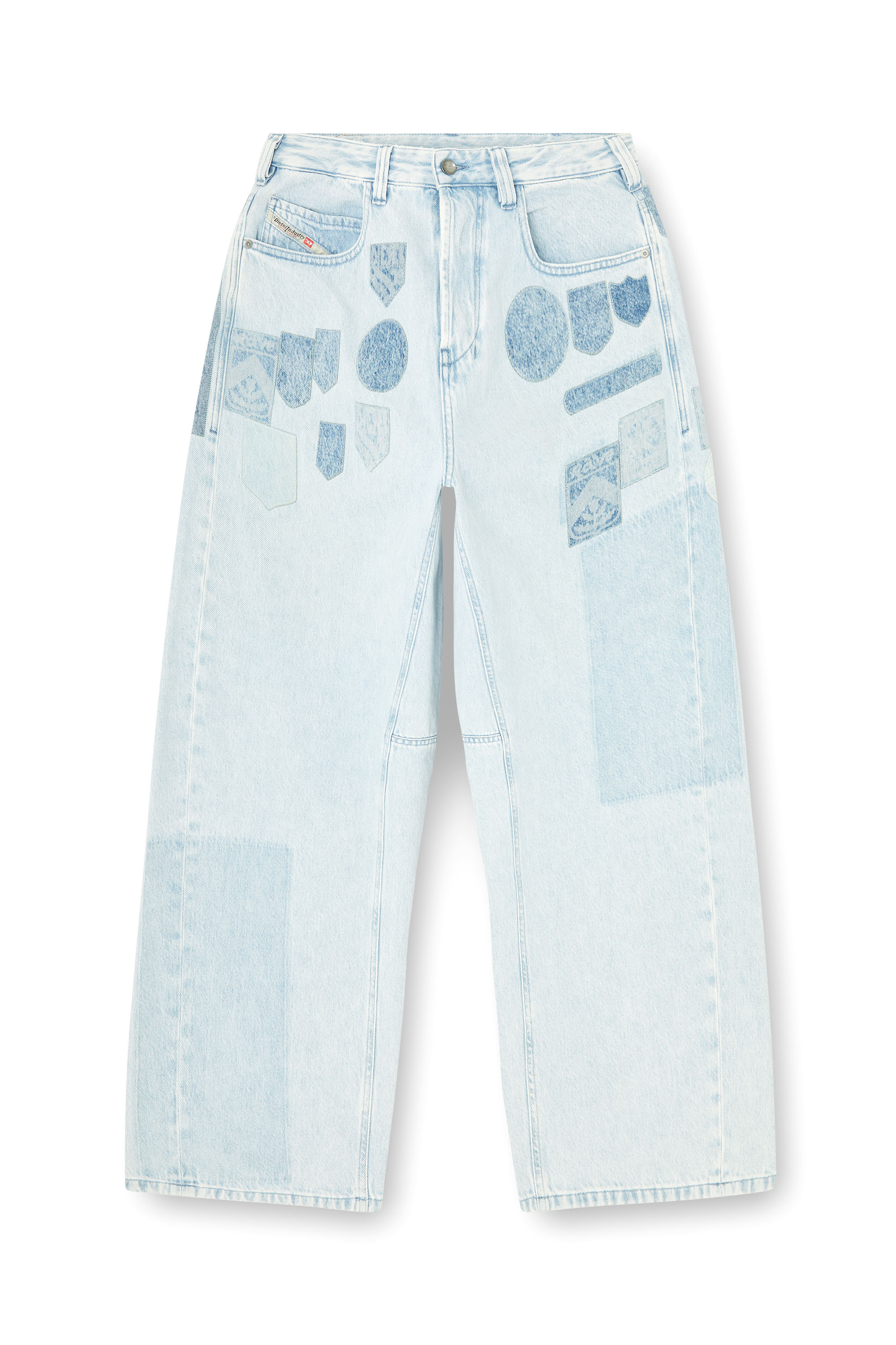 Diesel - Unisex's Relaxed Jeans 1997 D-Enim-M 0IFBQ, Light Blue - 8
