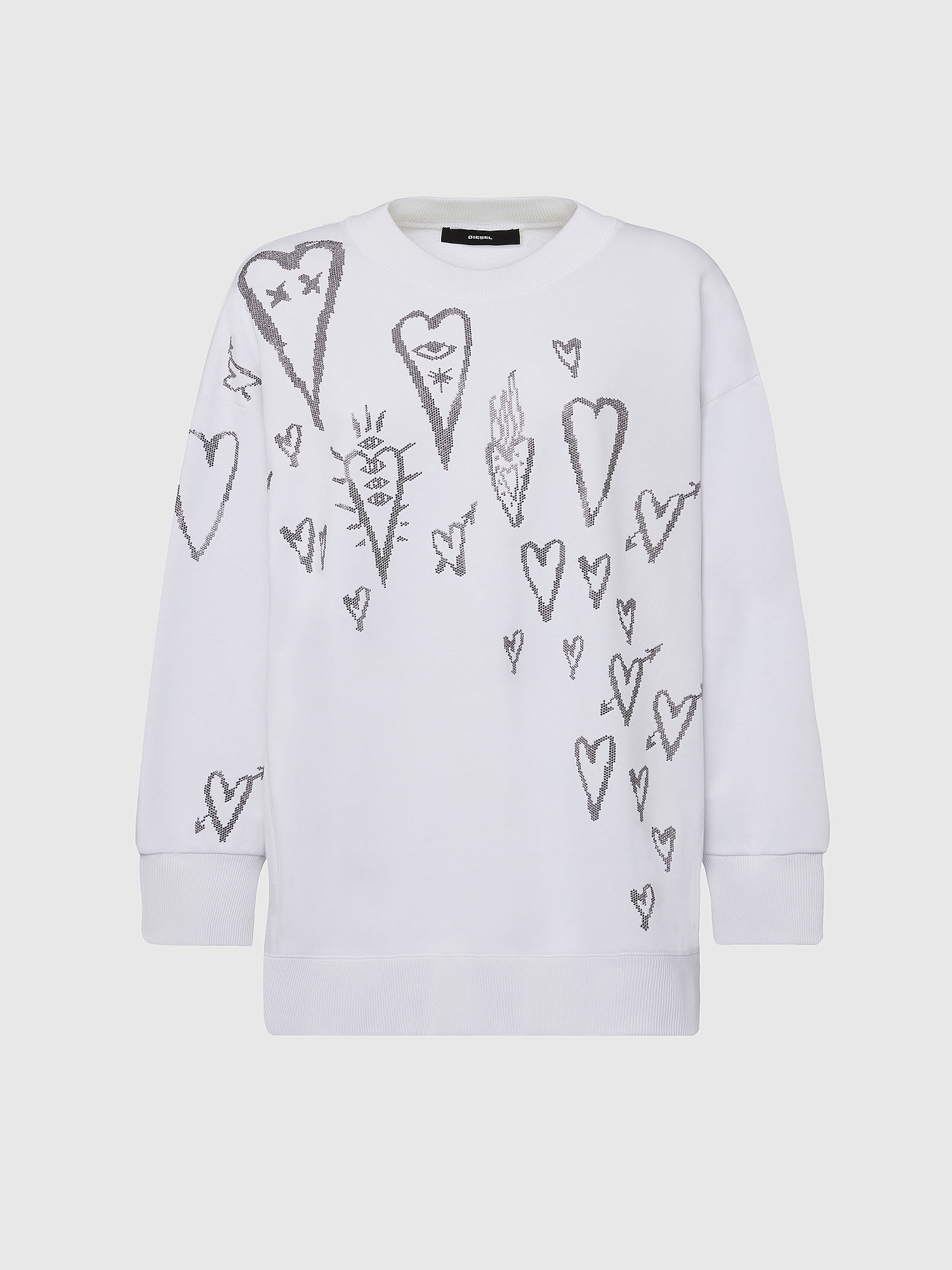 F-AKUA-E60, White Diesel - F-AKUA-E60, White - Sweaters - Image 1