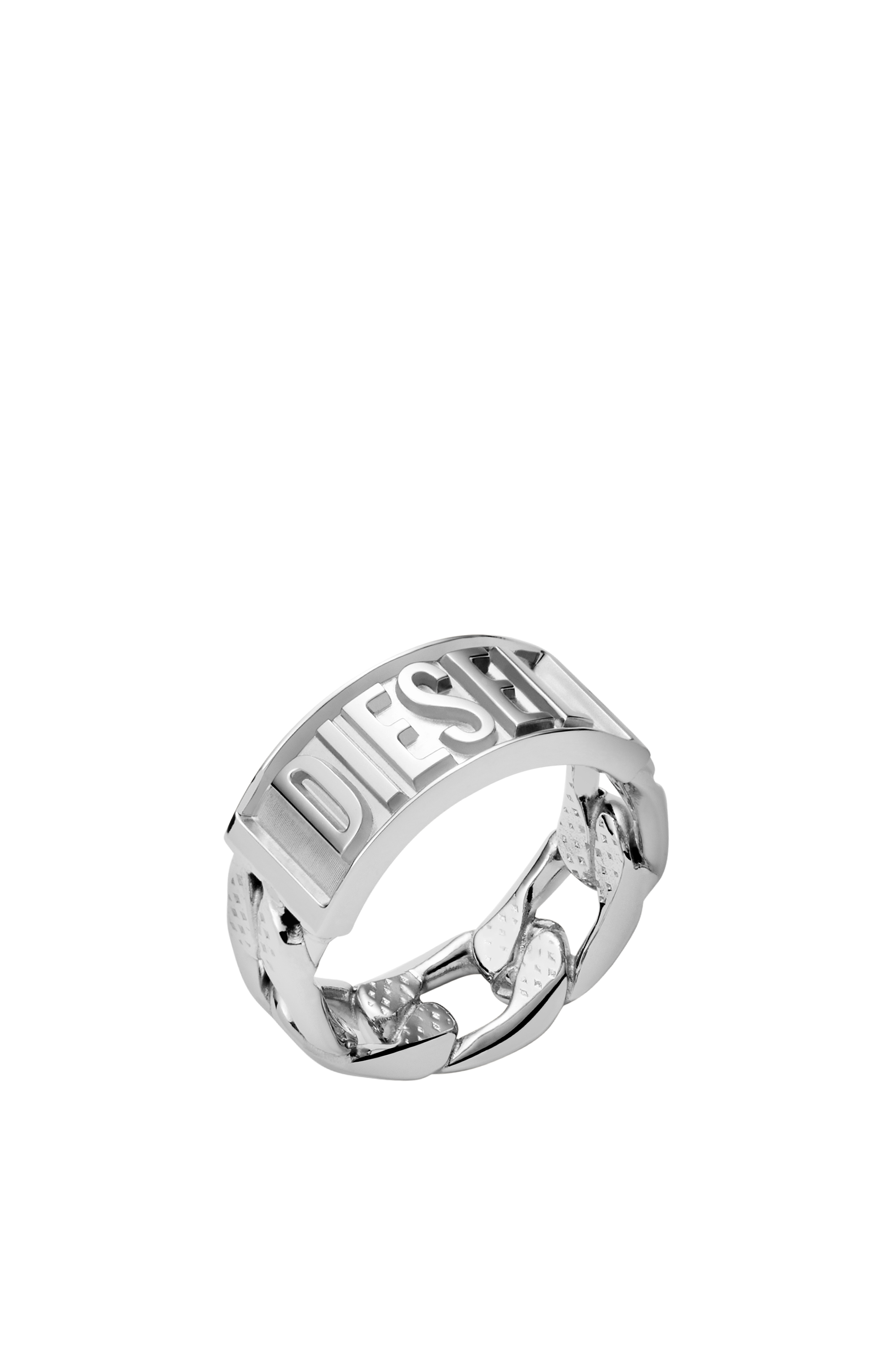 DIESEL Piercing Ring Dx1108060-10 in Grey - Save 20% Metallic Womens Mens Jewellery Mens Rings 