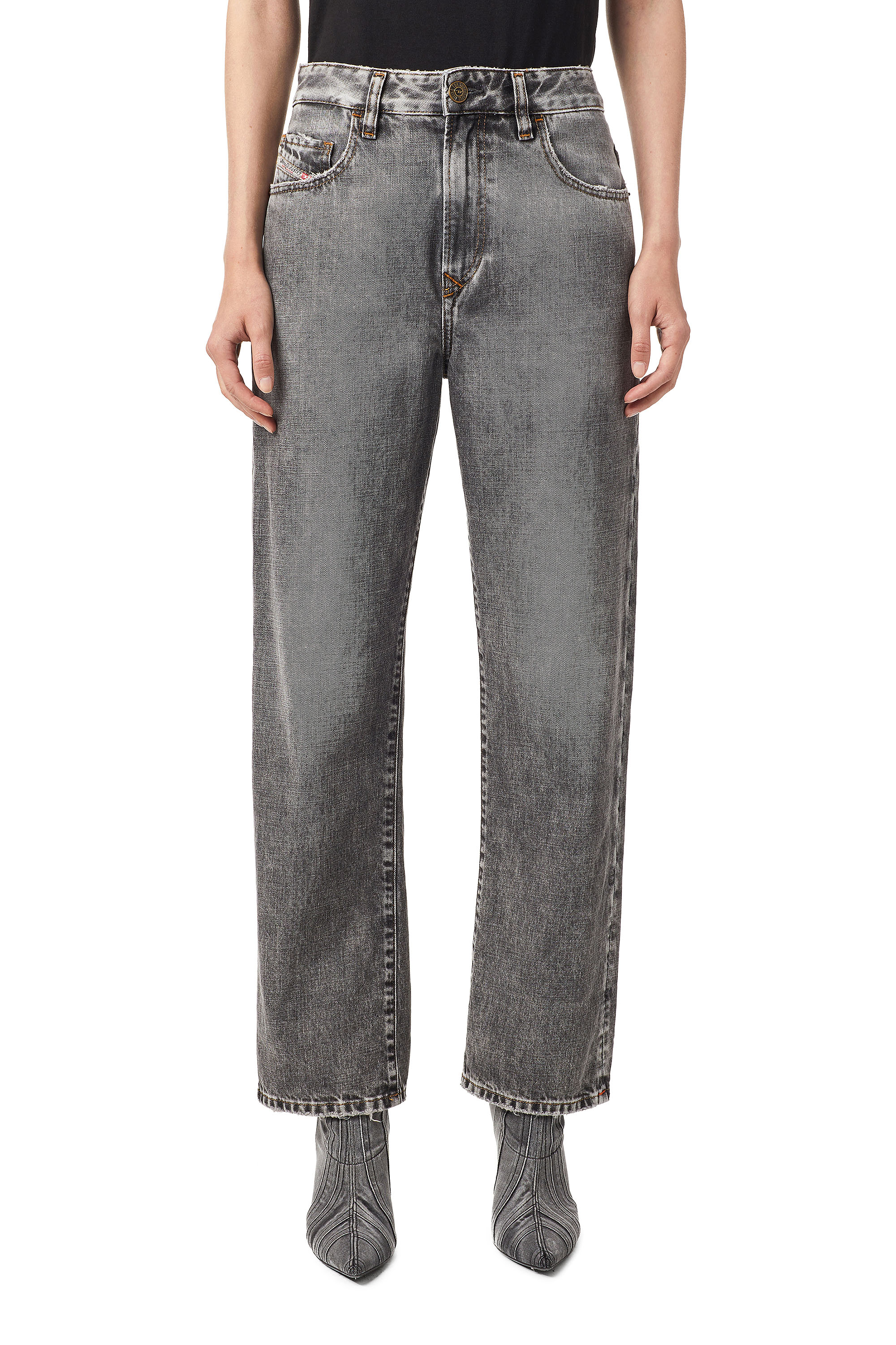 D-Reggy 09B13, Black/Dark grey Diesel - D-Reggy 09B13, Black/Dark grey - Jeans - Image 1