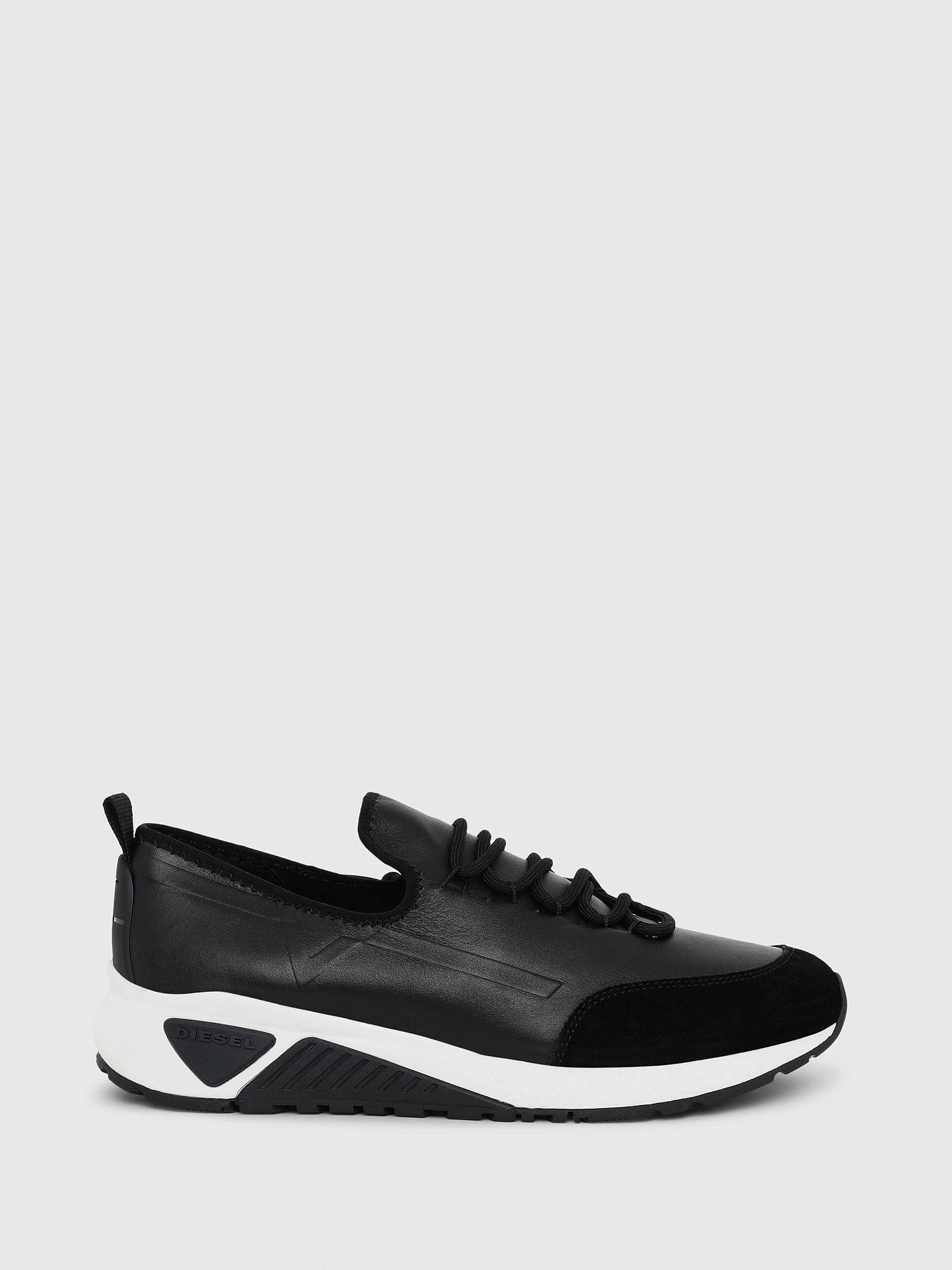 S-KBY, Black Leather Diesel - S-KBY, Black Leather - Sneakers - Image 1