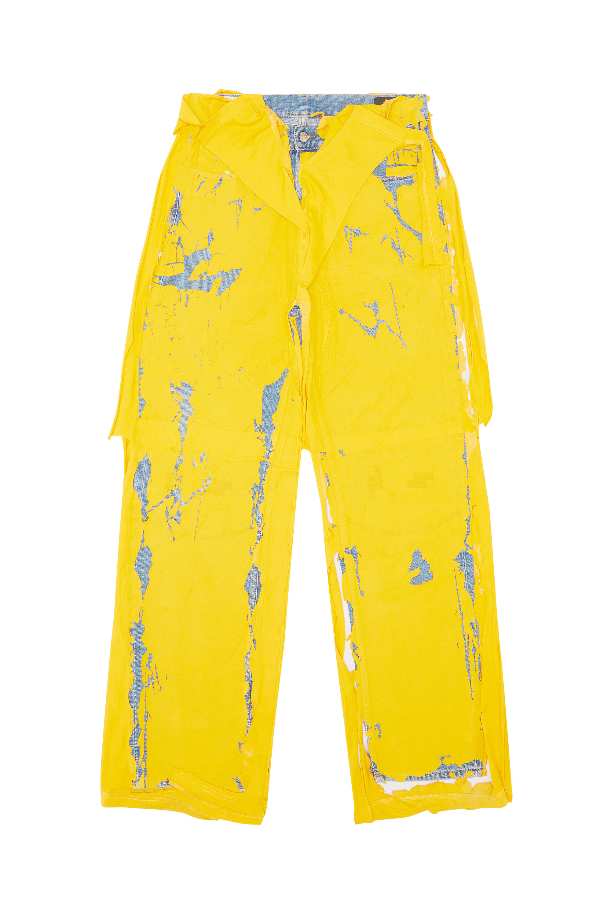 2010 007N8 Straight Jeans, Yellow - Jeans