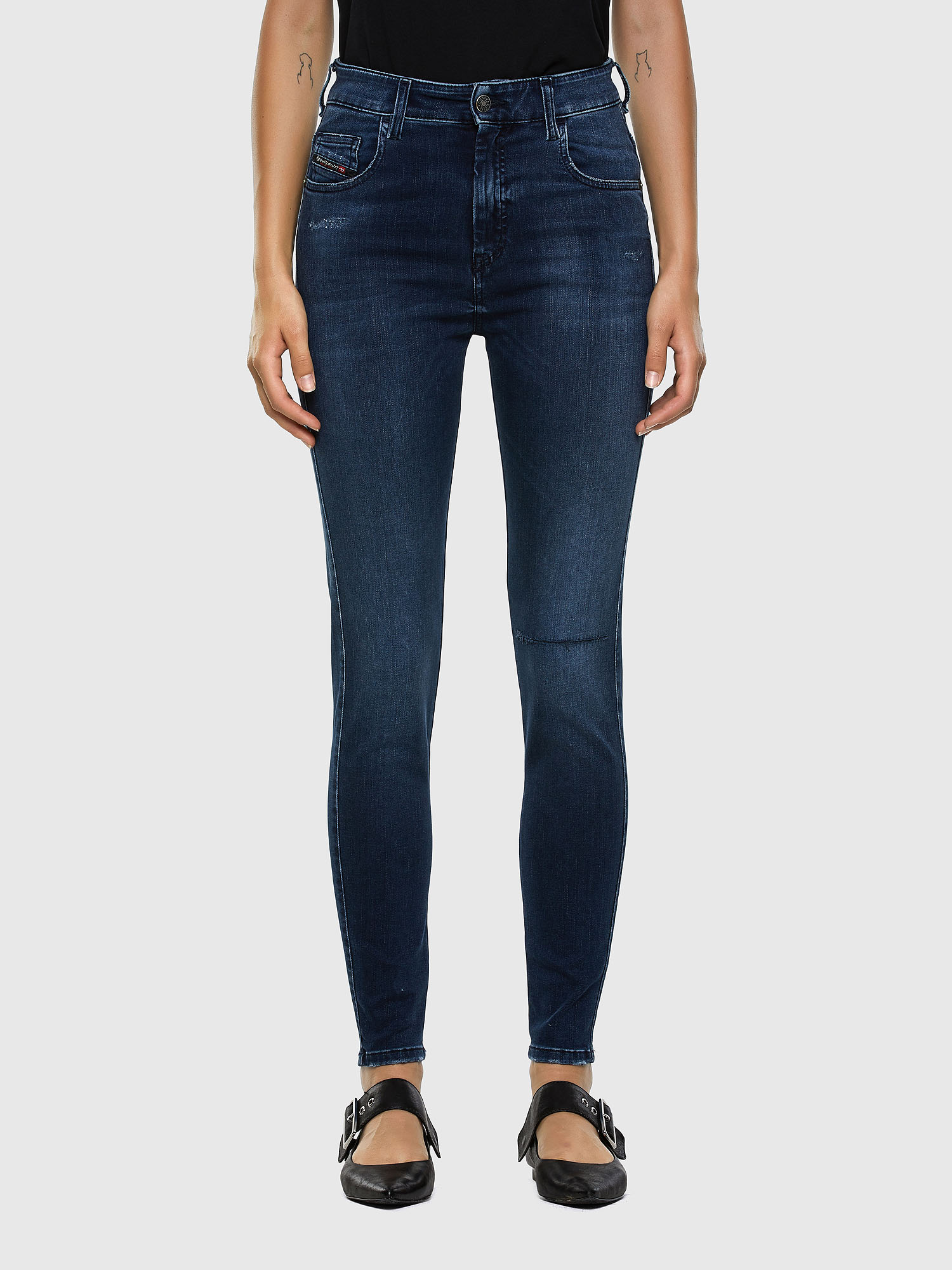 Slandy High 009LR, Medium blue Diesel - Slandy High 009LR, Medium blue - Jeans - Image 1