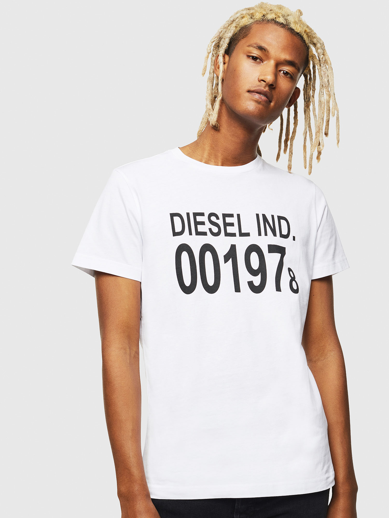 T-DIEGO-001978, White Diesel - T-DIEGO-001978, White - T-Shirts - Image 1