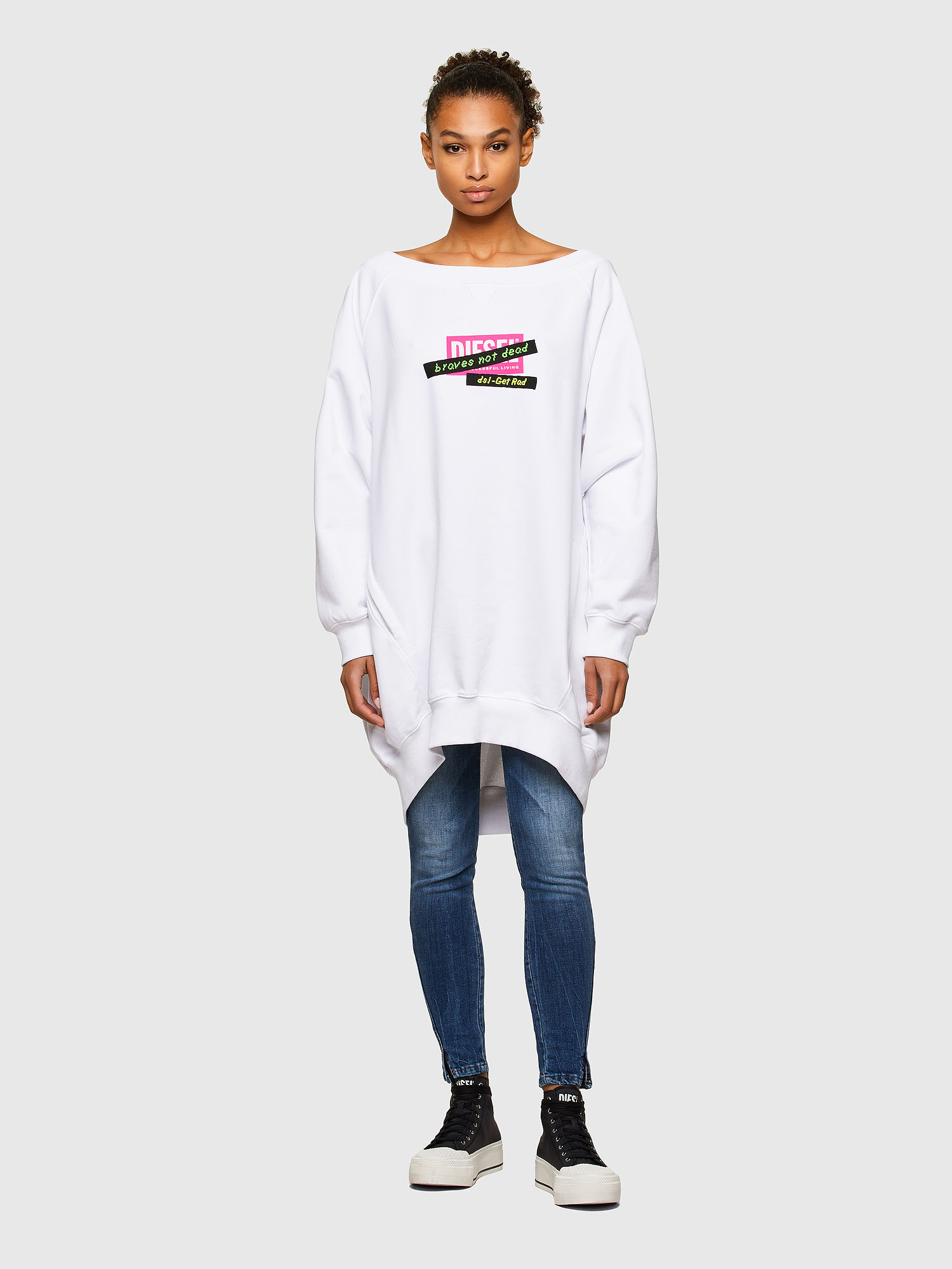 D-AKUOKET-R2, White Diesel - D-AKUOKET-R2, White - Dresses - Image 1