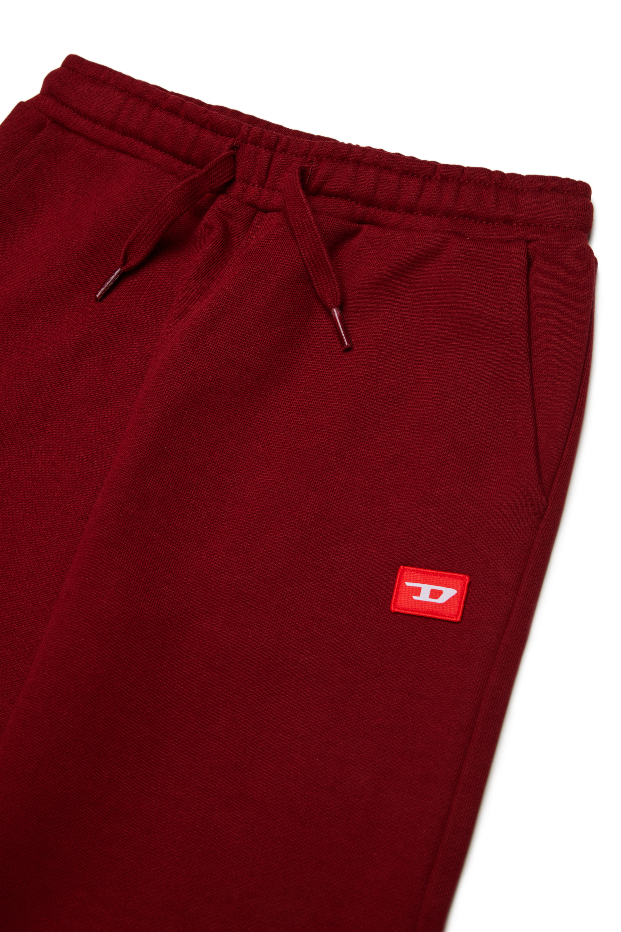 Diesel - PXGIN, Unisex's Cotton pants with side pockets in Red - 3