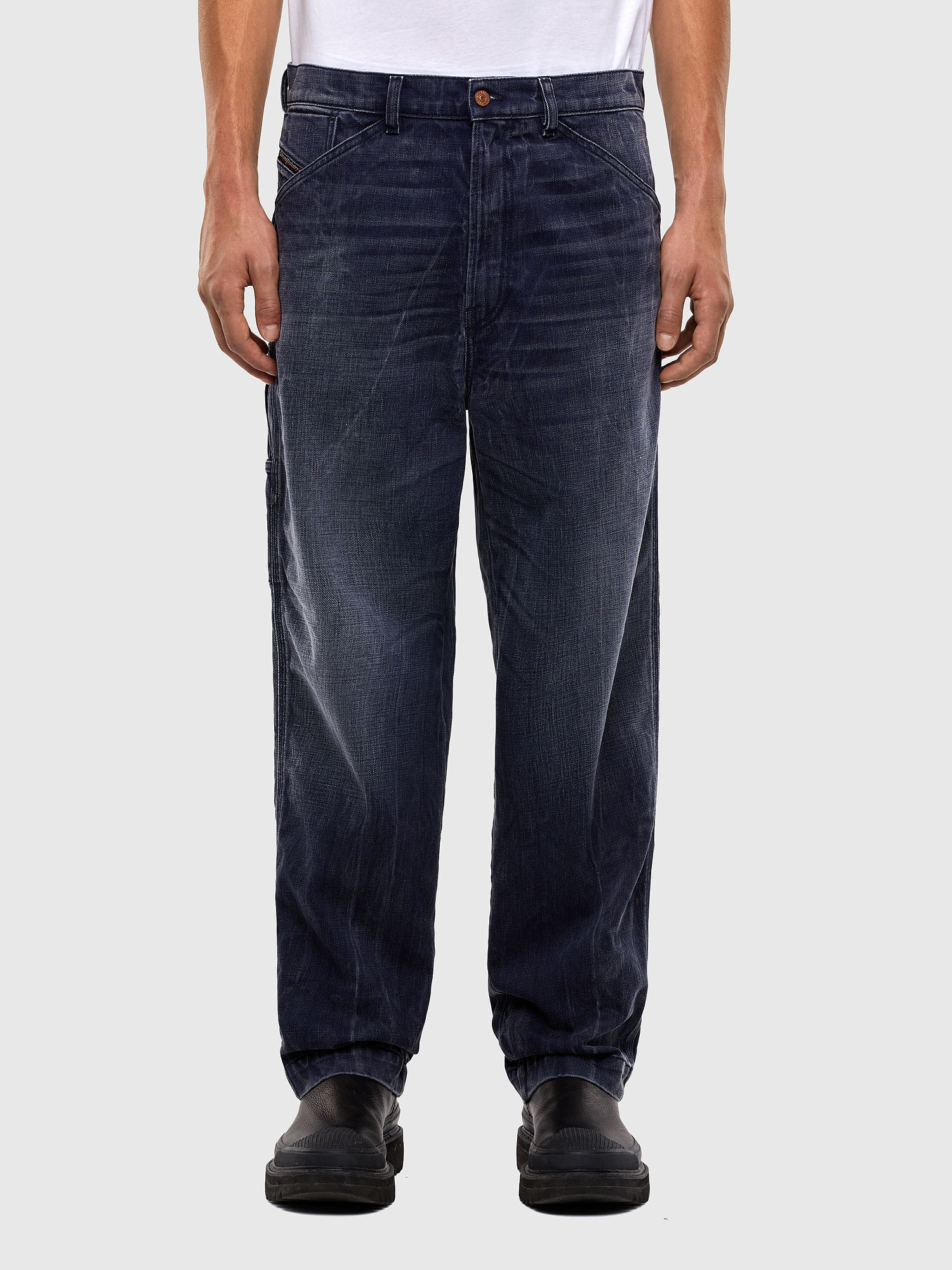 D-Franky 009IY, Dark Blue Diesel - D-Franky 009IY, Dark Blue - Jeans - Image 1