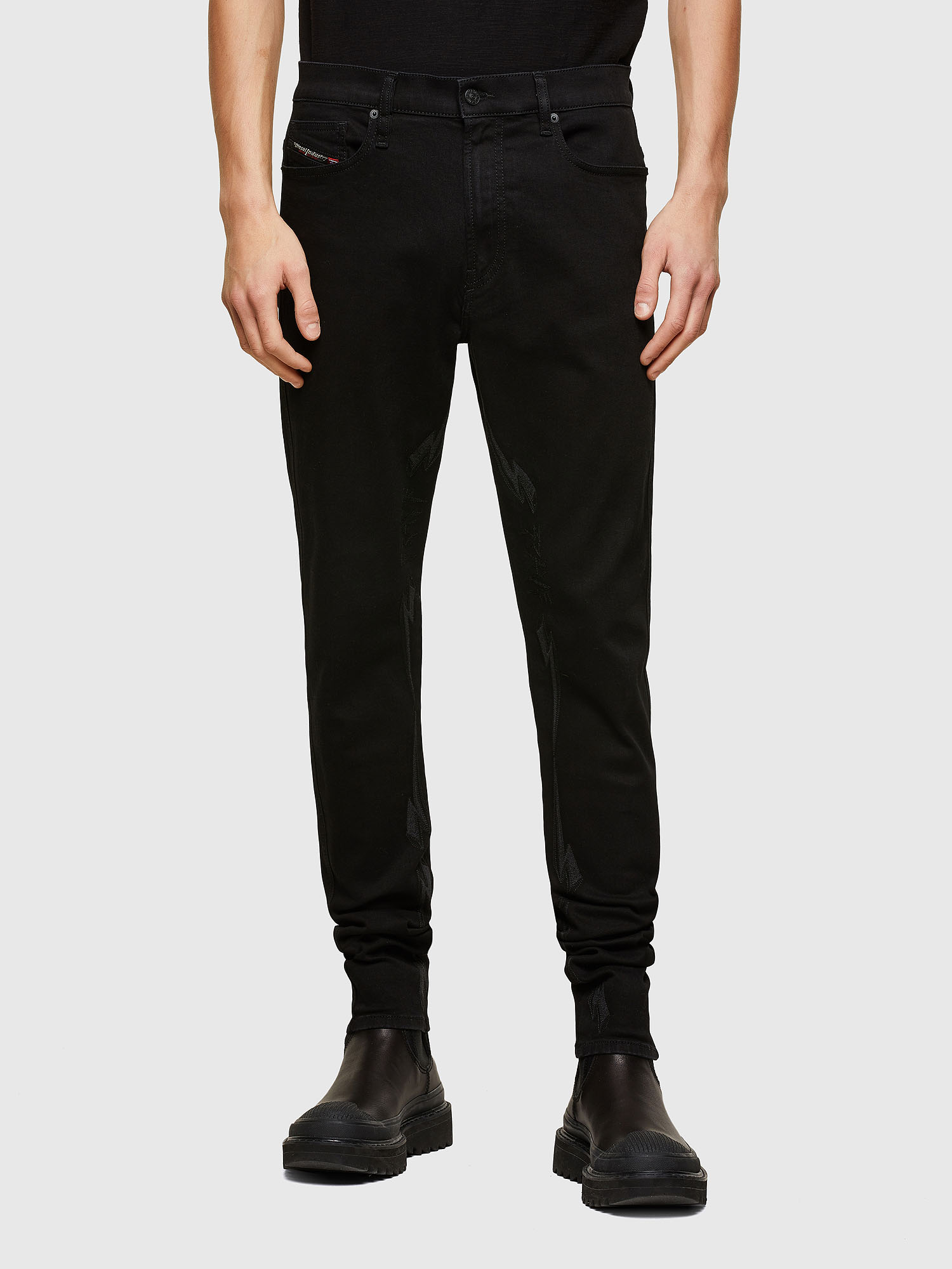 D-Istort 069TI, Black/Dark grey Diesel - D-Istort 069TI, Black/Dark grey - Jeans - Image 1
