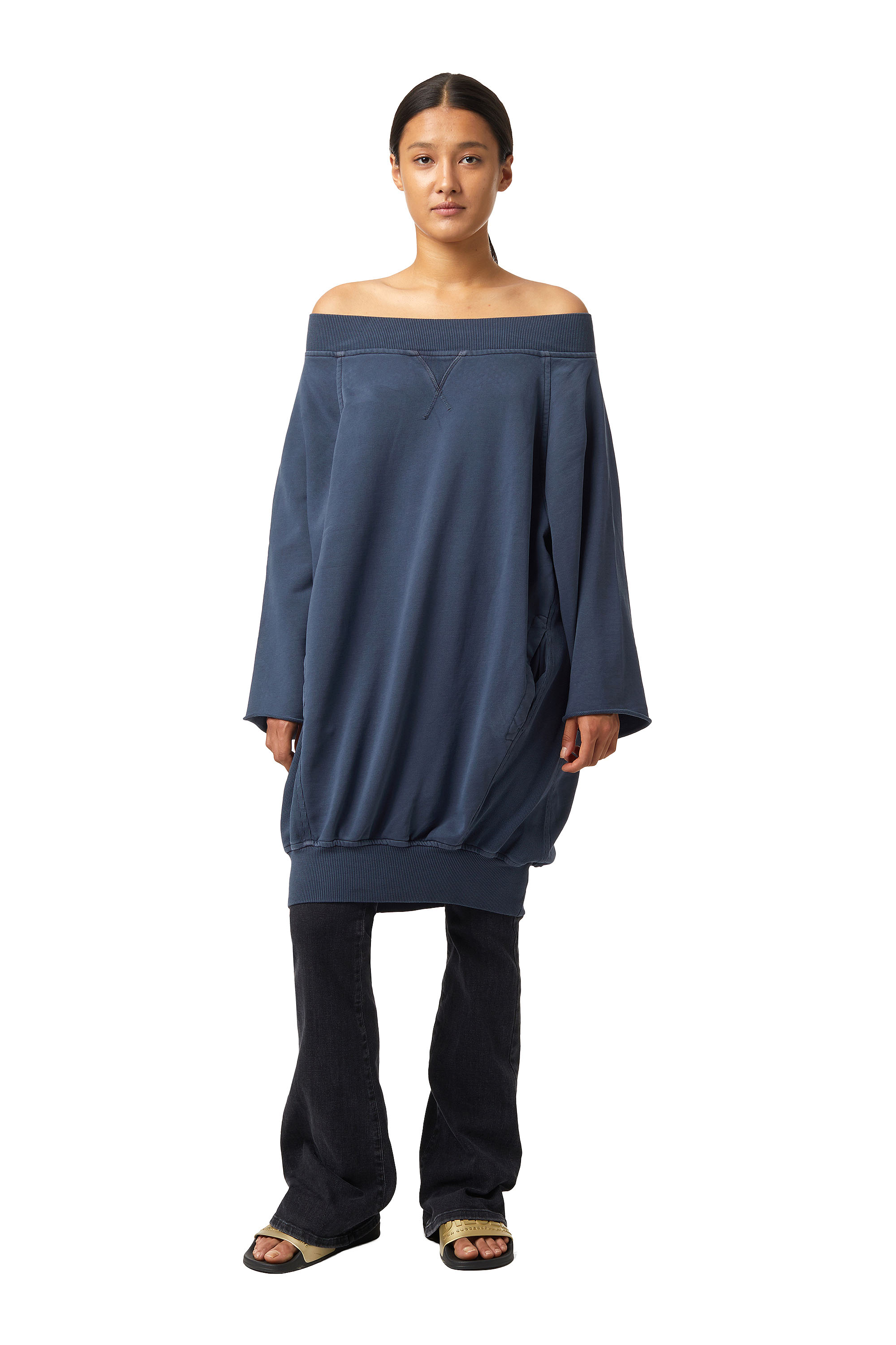 D-AKUOKET-RIB, Blue Diesel - D-AKUOKET-RIB, Blue - Dresses - Image 1