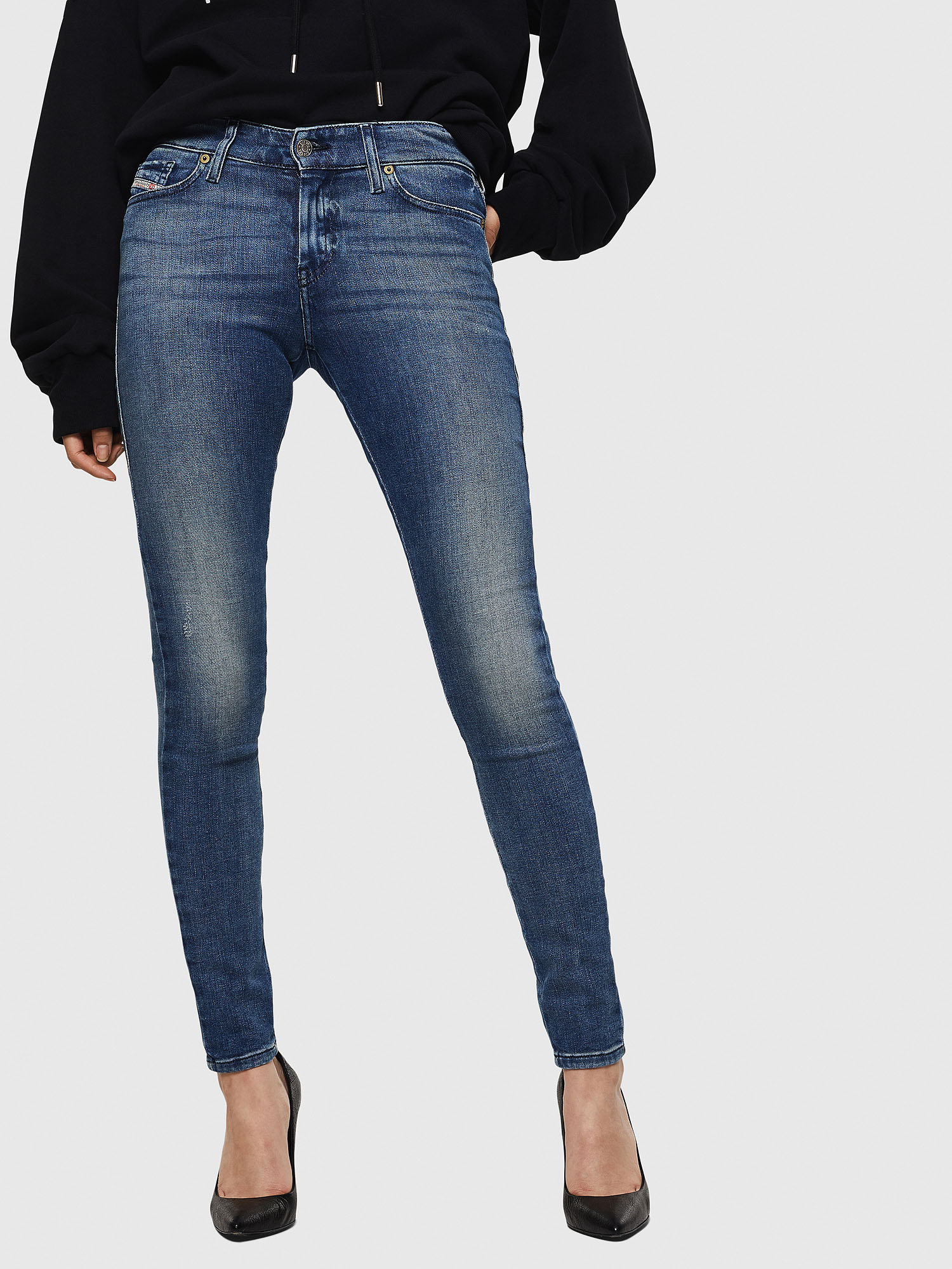 Slandy 083AQ, Medium blue Diesel - Slandy 083AQ, Medium blue - Jeans - Image 1