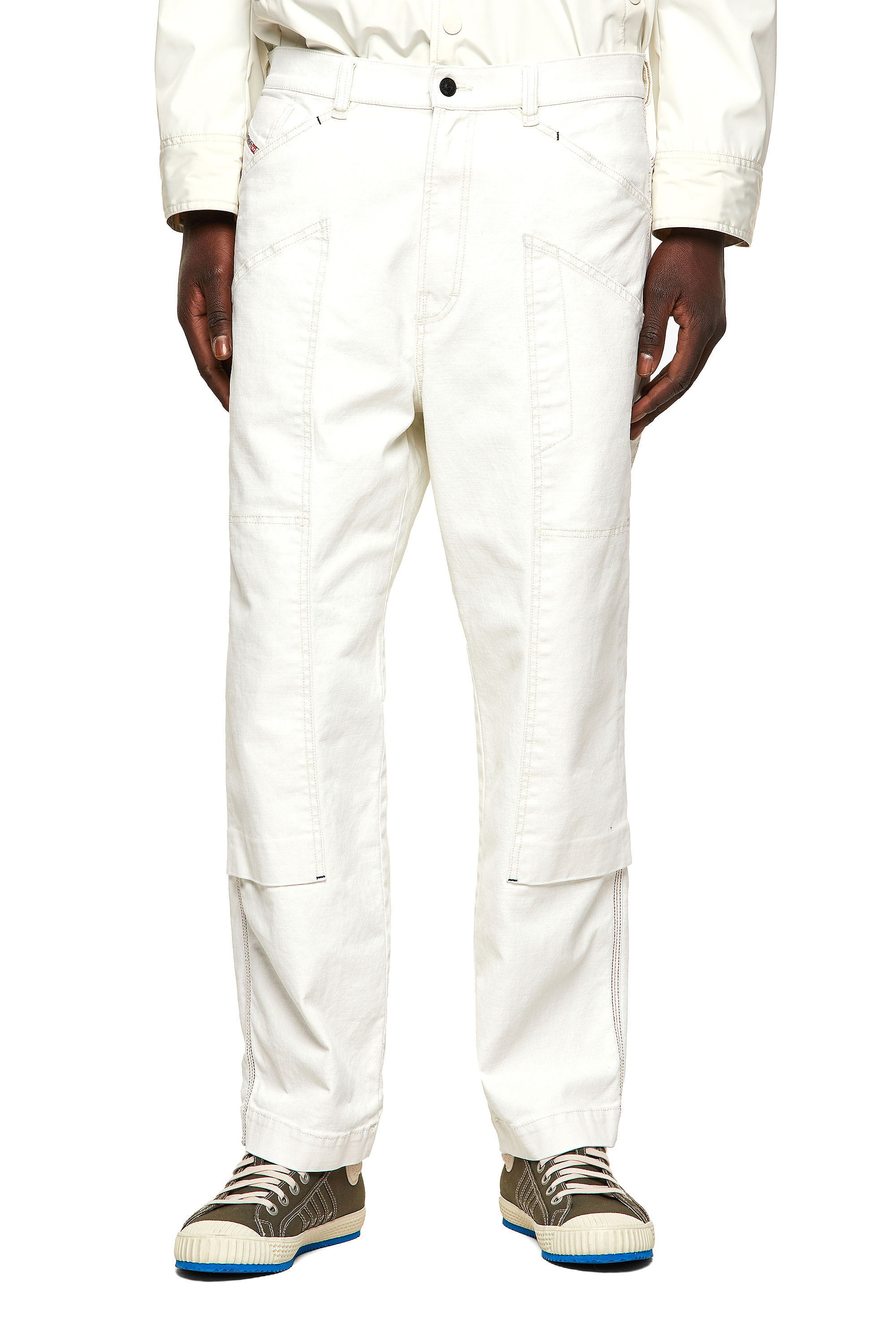 D-Franky 009ZJ, White Diesel - D-Franky 009ZJ, White - Jeans - Image 1