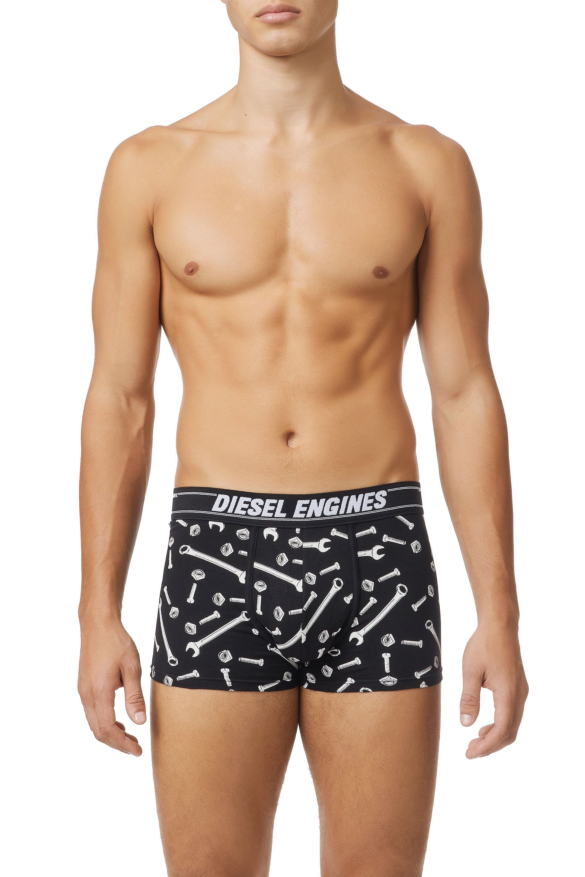 UMBX-DAMIENTHREEPACK, Black/Grey Diesel - UMBX-DAMIENTHREEPACK, Black/Grey - Trunks - Image 1