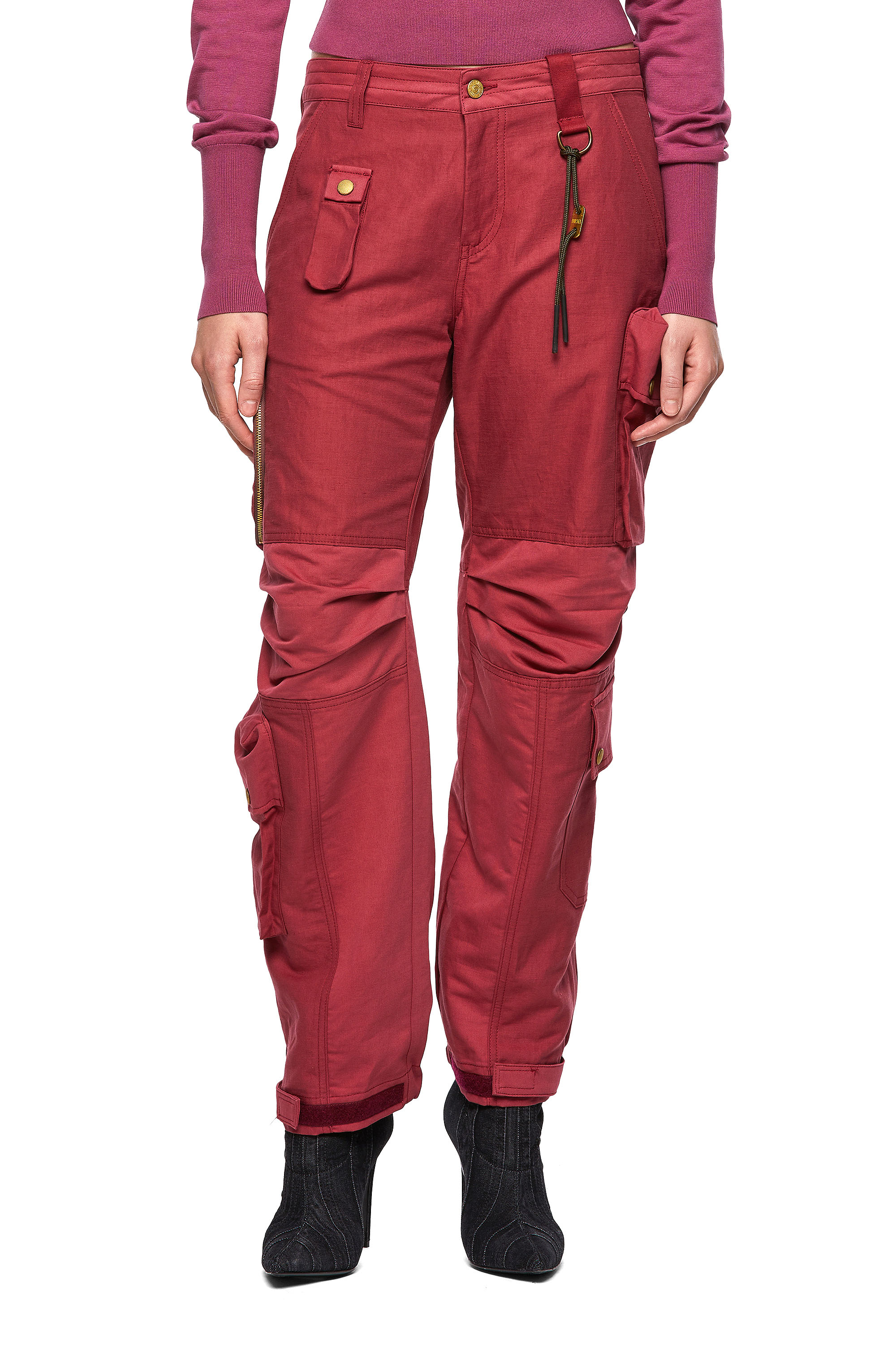 P-GIULIA, Pink Diesel - P-GIULIA, Pink - Pants - Image 1