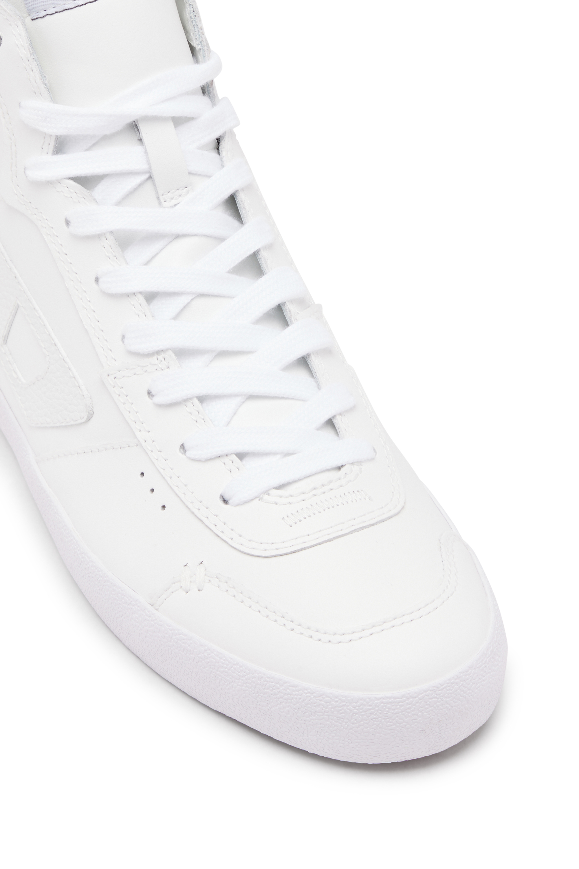 Diesel - S-LEROJI MID W, Woman S-Leroji Mid-High-top sneakers in smooth leather in White - Image 6