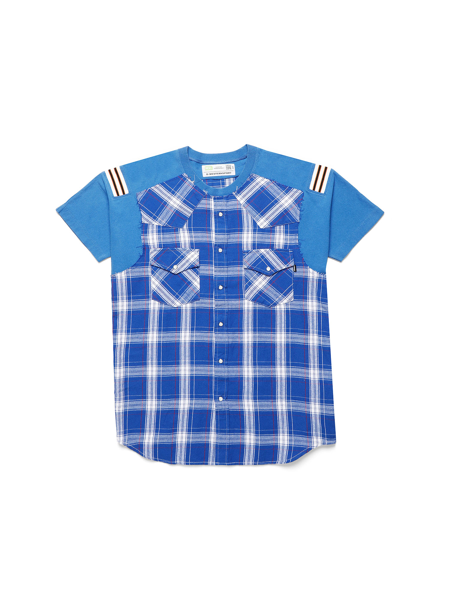 D-WESTERNSPORT, Light Blue Diesel - D-WESTERNSPORT, Light Blue - T-Shirts - Image 1