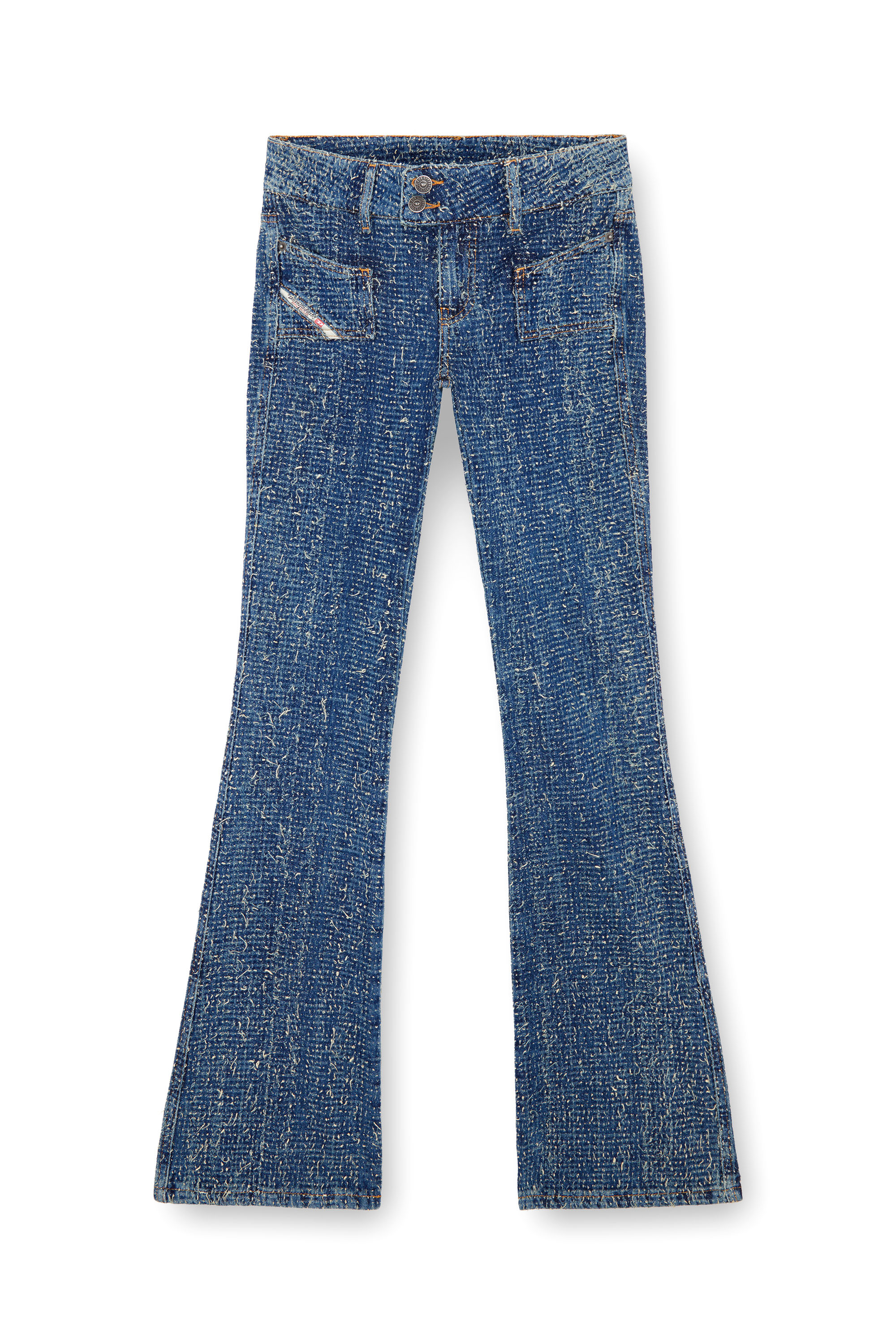 Diesel - Woman Bootcut and Flare Jeans D-Ebush 0PGAH, Medium blue - Image 3