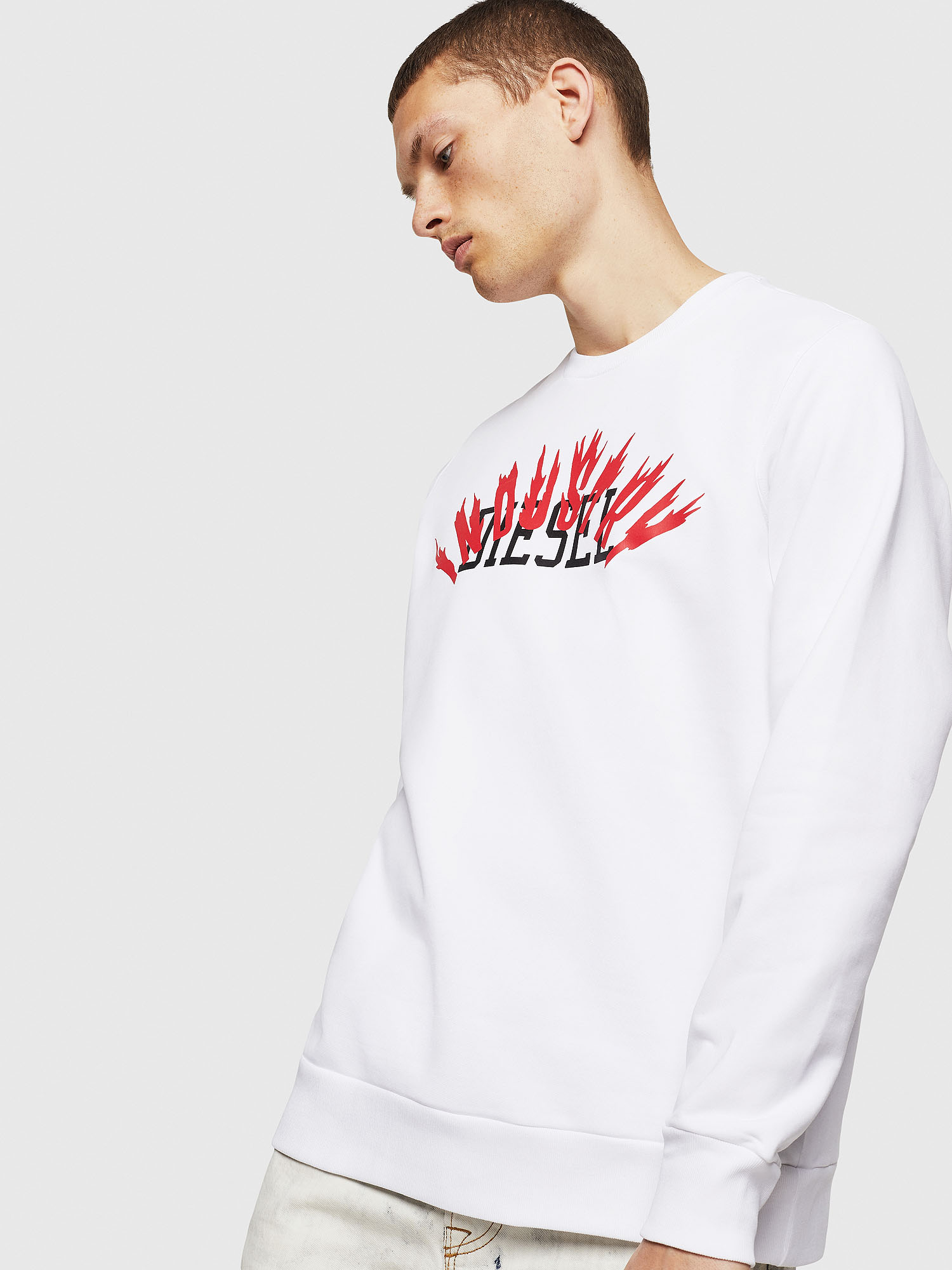 S-GIR-A1, White Diesel - S-GIR-A1, White - Sweaters - Image 1