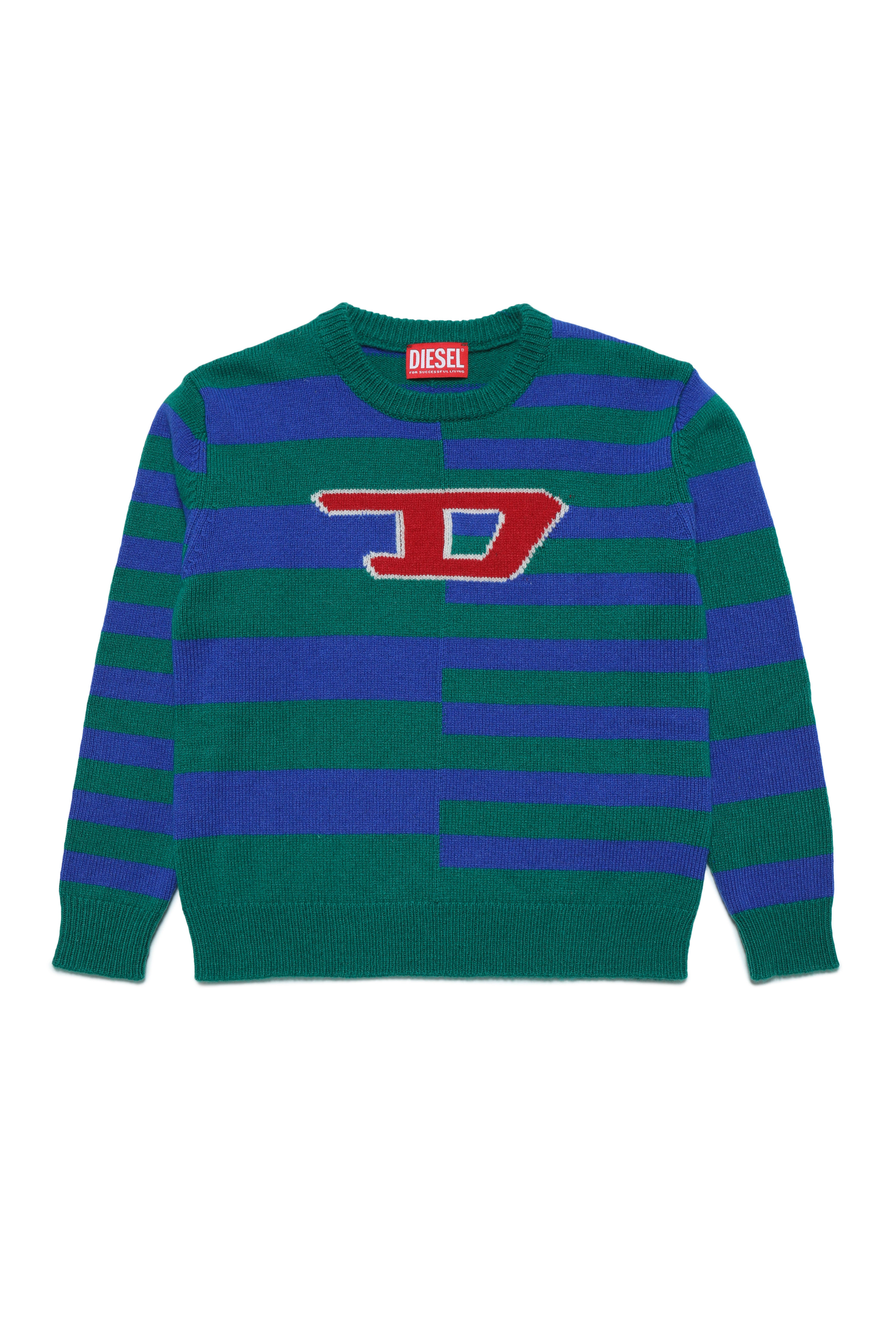 Diesel hot sale striped jumper