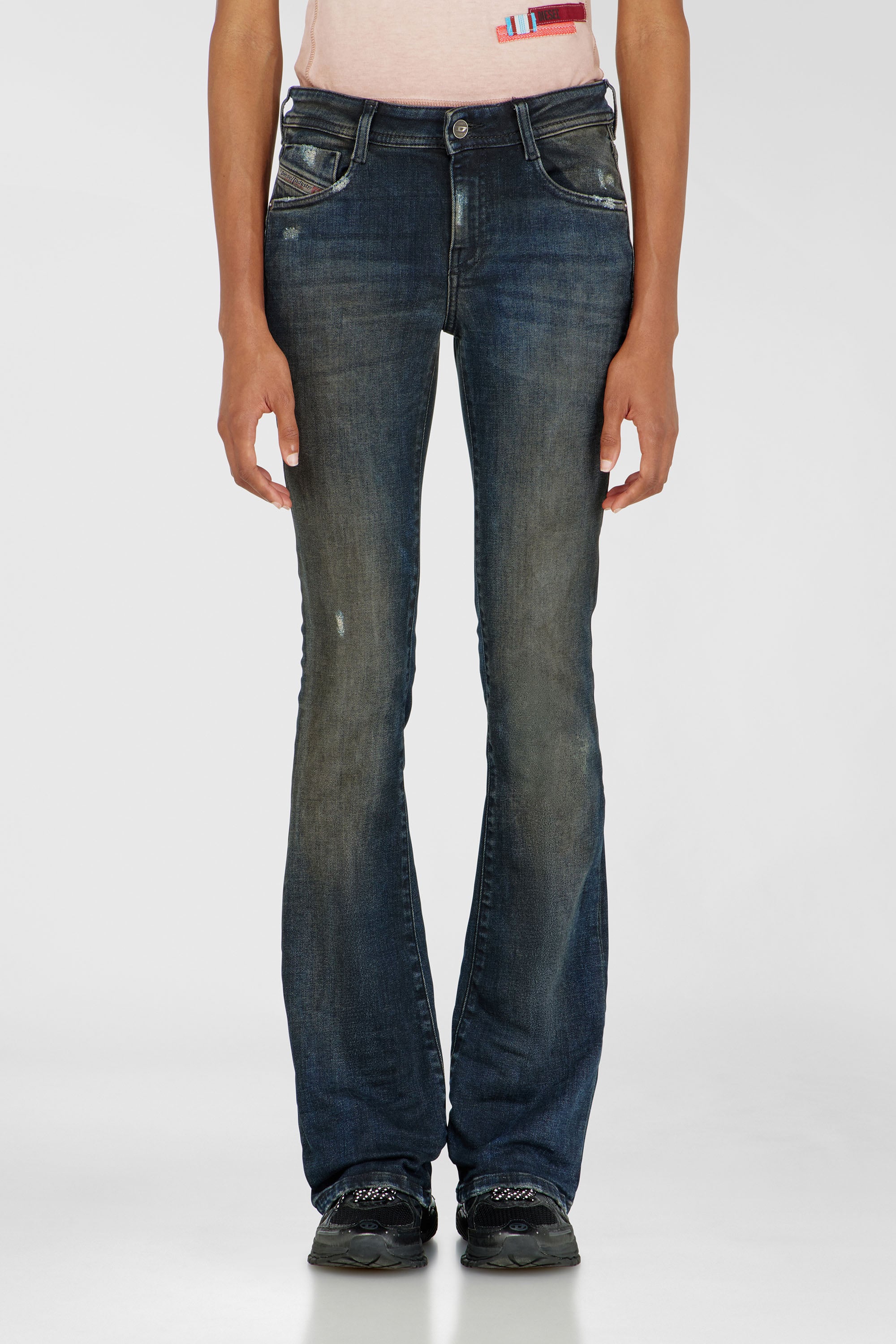 Diesel - Woman's Bootcut Jeans 1969 D-Ebbey 09P69, Dark Blue - 4