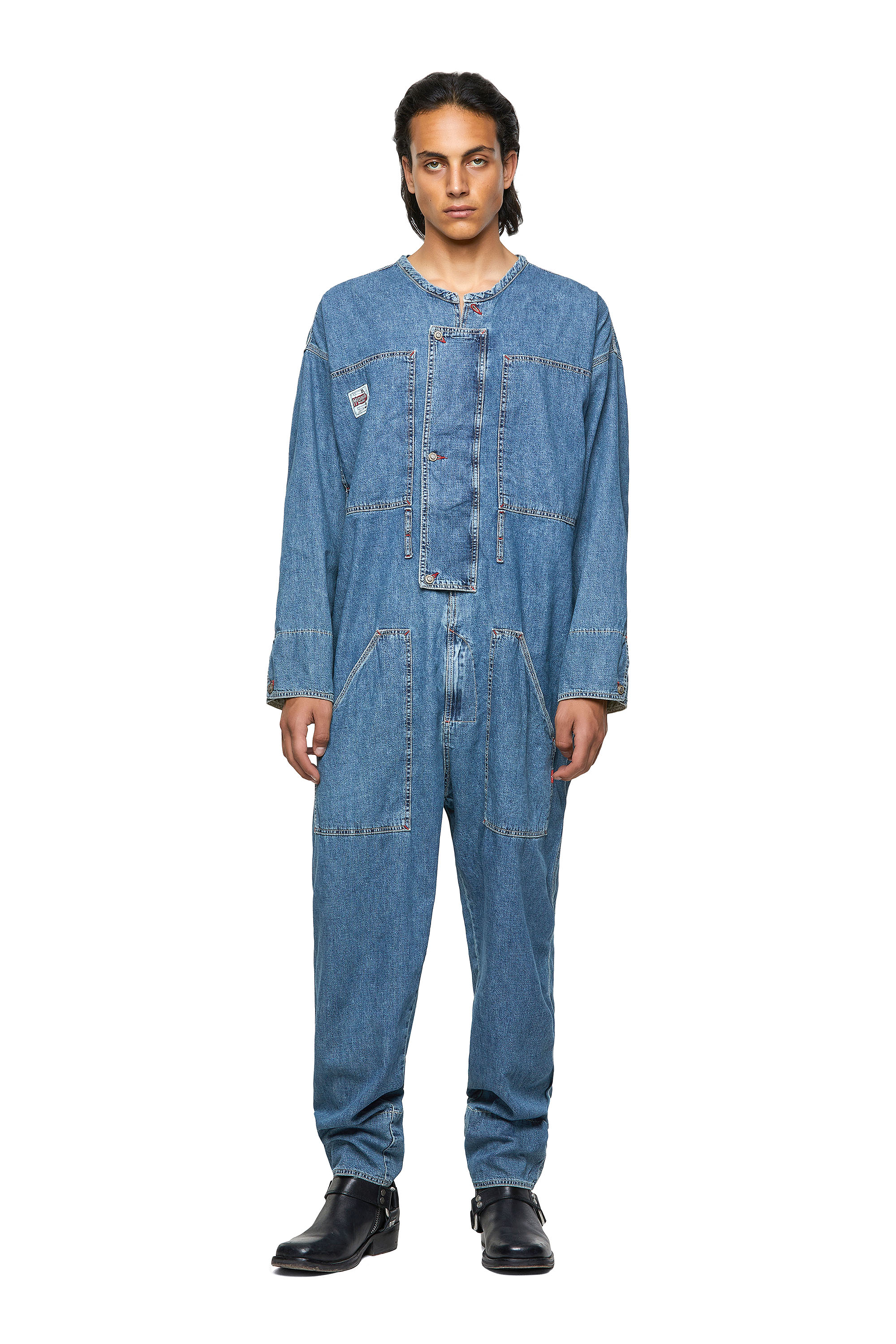 DxD-TUTA, Light Blue Diesel - DxD-TUTA, Light Blue - Jumpsuits - Image 1