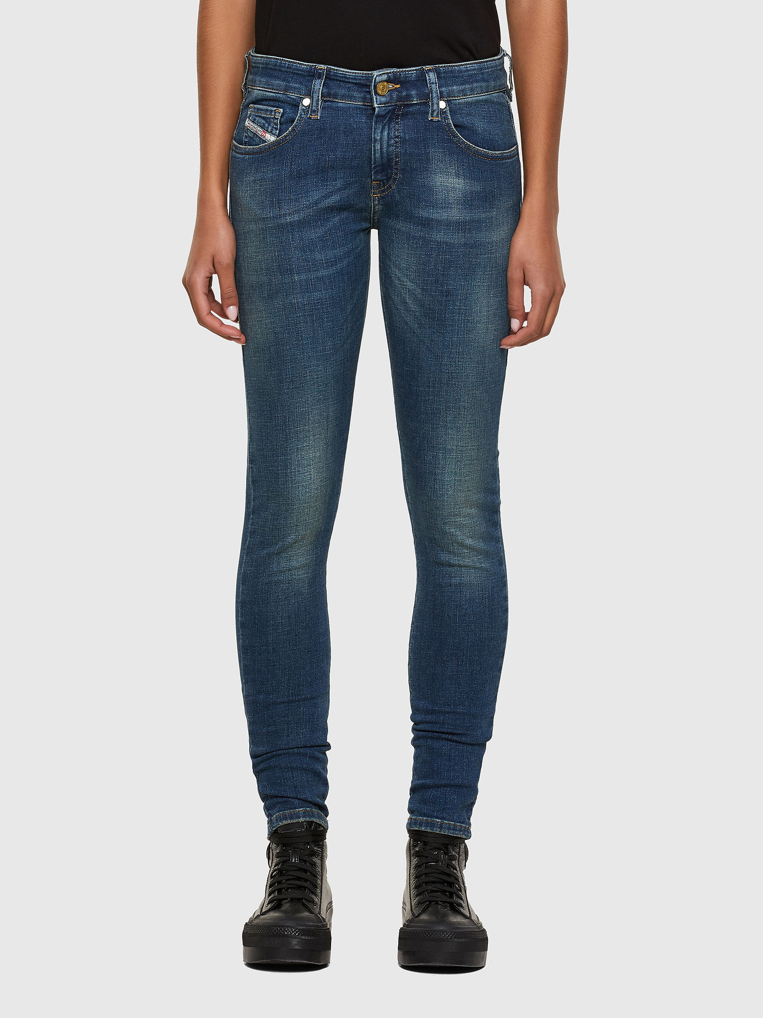 Slandy Low 069KW, Dark Blue Diesel - Slandy Low 069KW, Dark Blue - Jeans - Image 1