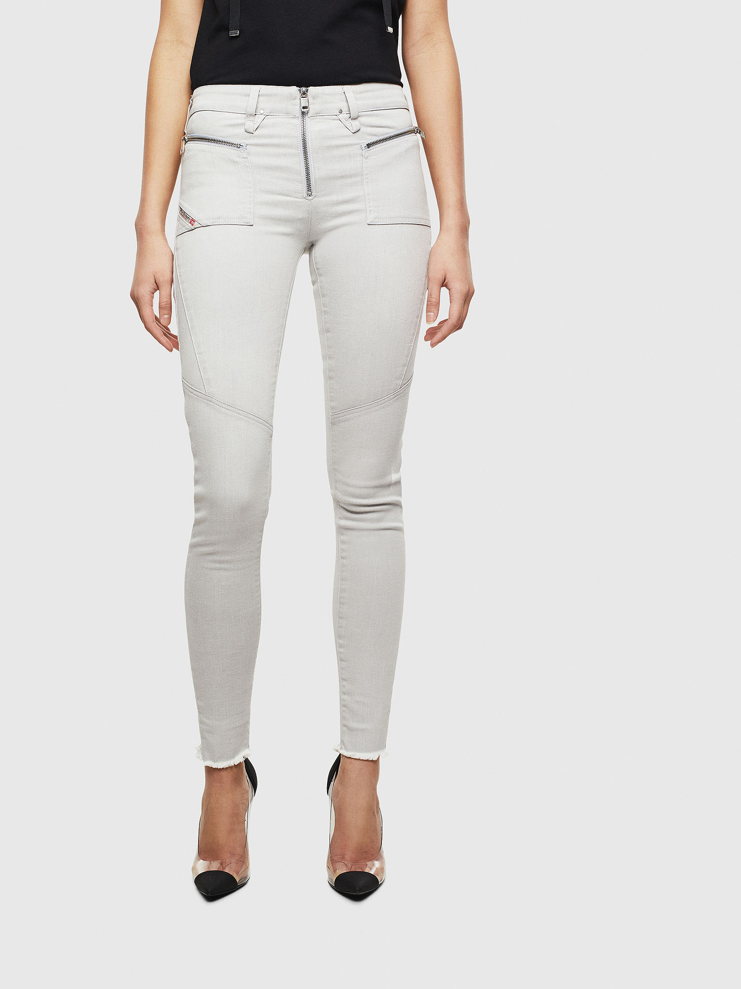 Slandy 0097F, Light Grey Diesel - Slandy 0097F, Light Grey - Jeans - Image 1