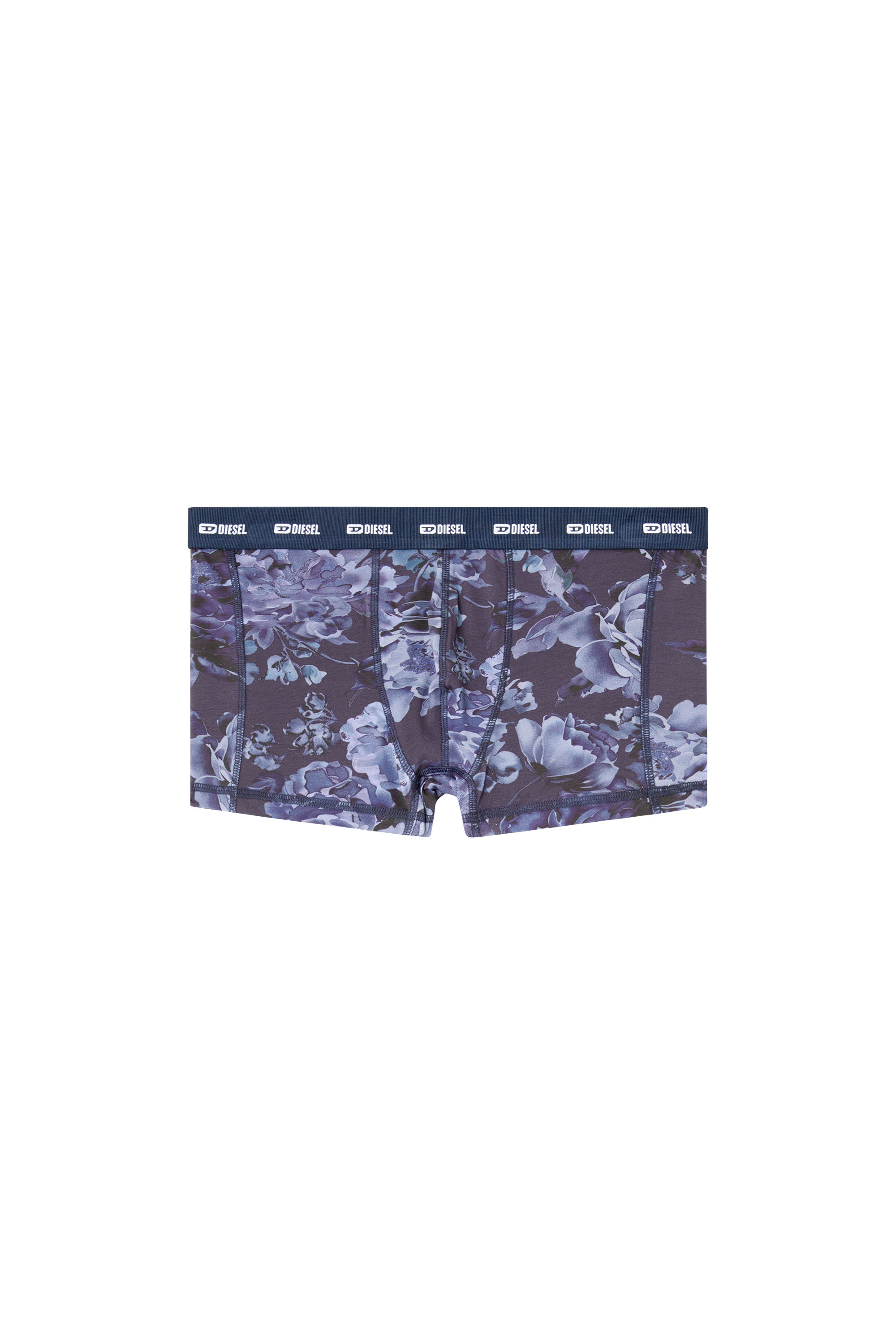 Diesel - DAMIEN-UTLT, Man's Boxer briefs with Flower print in Blue - 4