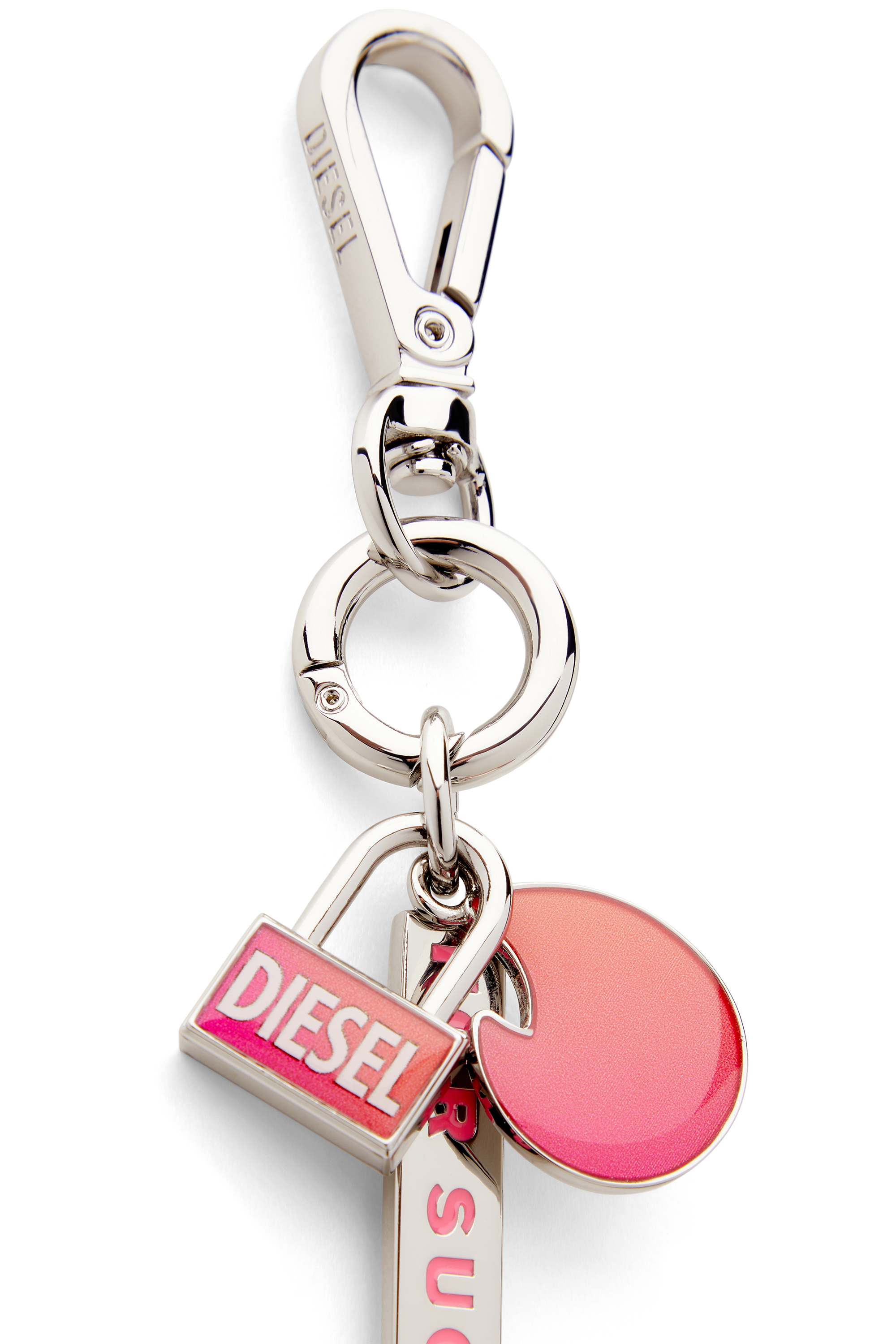 TINDER CHARM, Silver/Pink