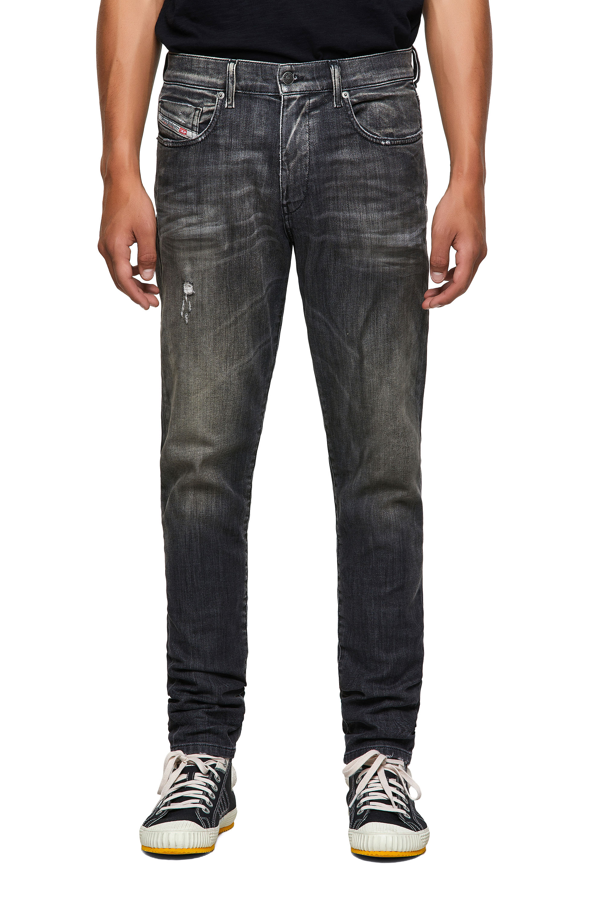 D-Strukt JoggJeans® 09B54, Black/Dark grey Diesel - D-Strukt JoggJeans® 09B54, Black/Dark grey - Jeans - Image 1