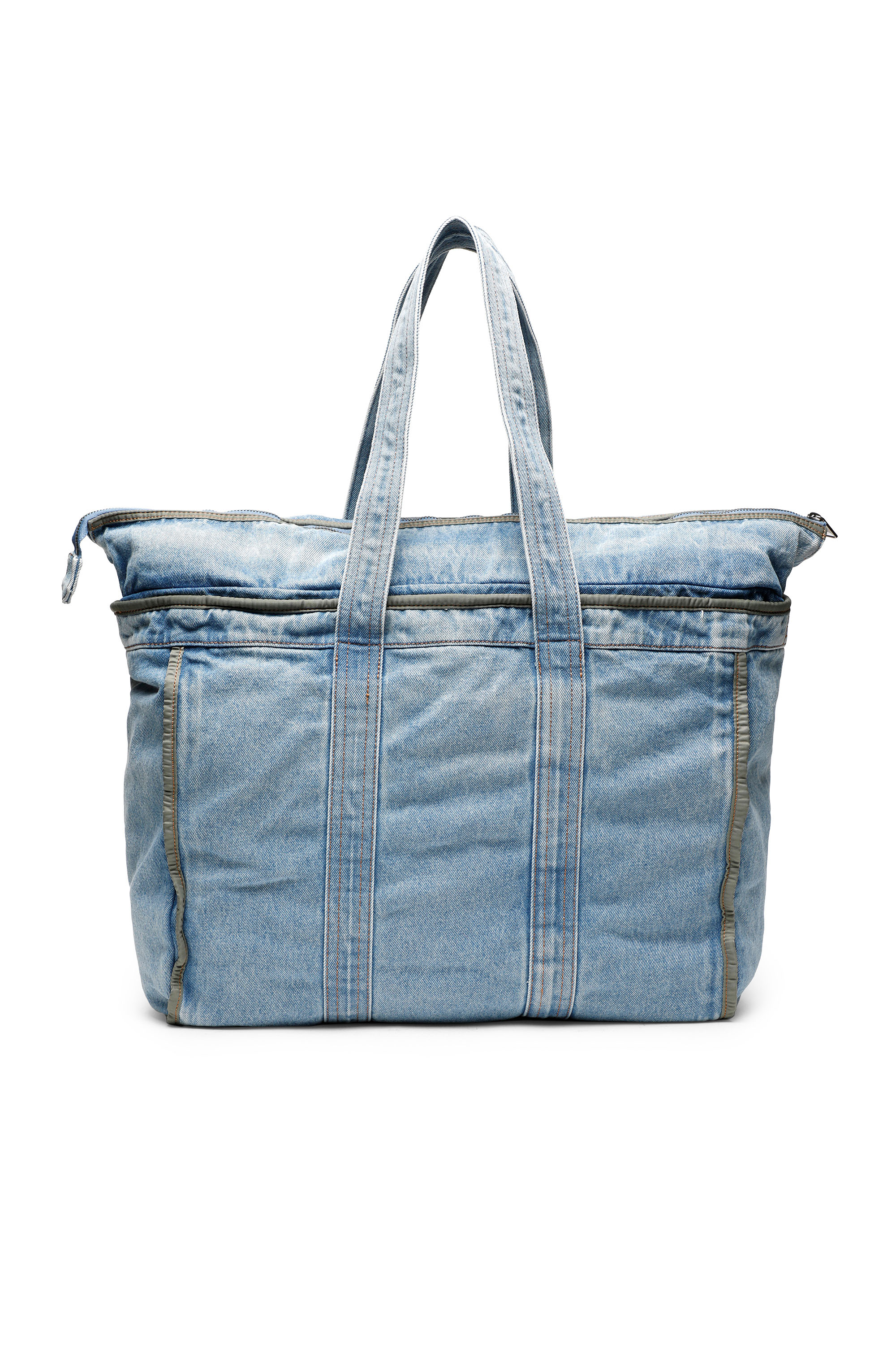 Denim tote in marbled denim | Diesel