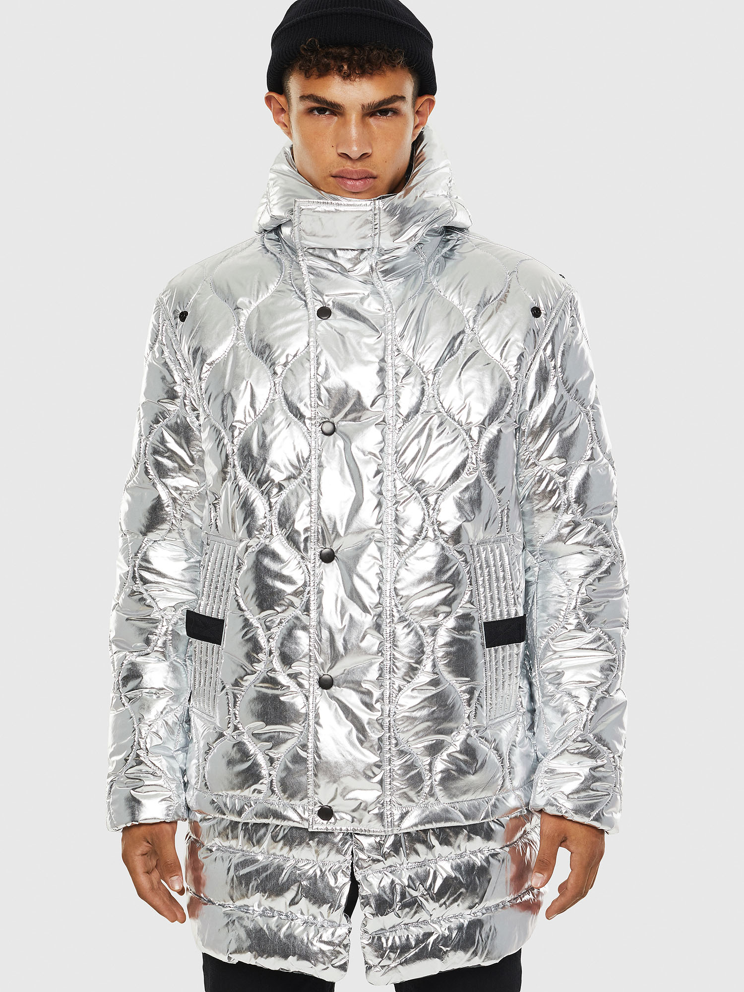W-CRAWFORD, Silver Diesel - W-CRAWFORD, Silver - Winter Jackets - Image 1