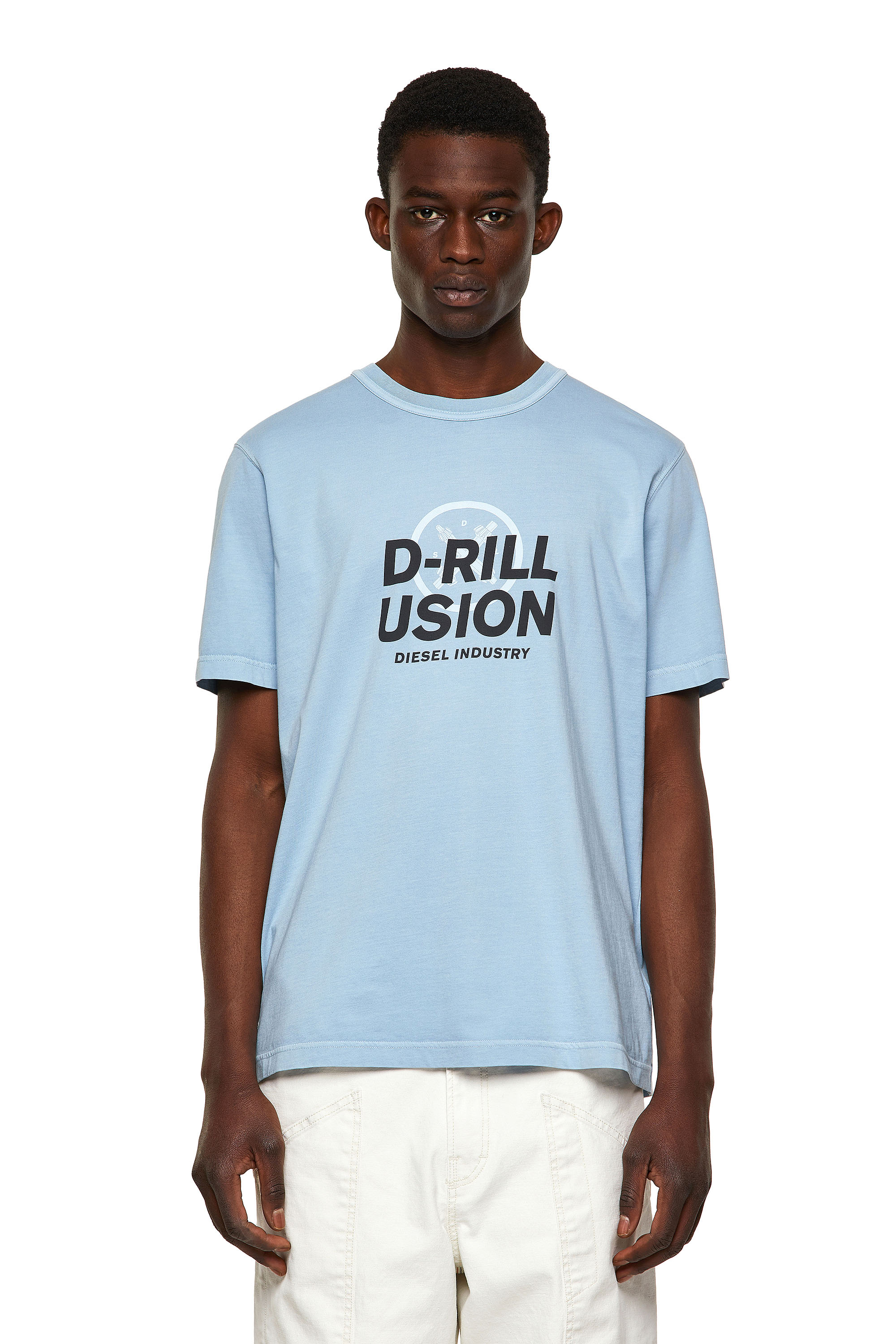 T-JUBINDY, Light Blue Diesel - T-JUBINDY, Light Blue - T-Shirts - Image 1