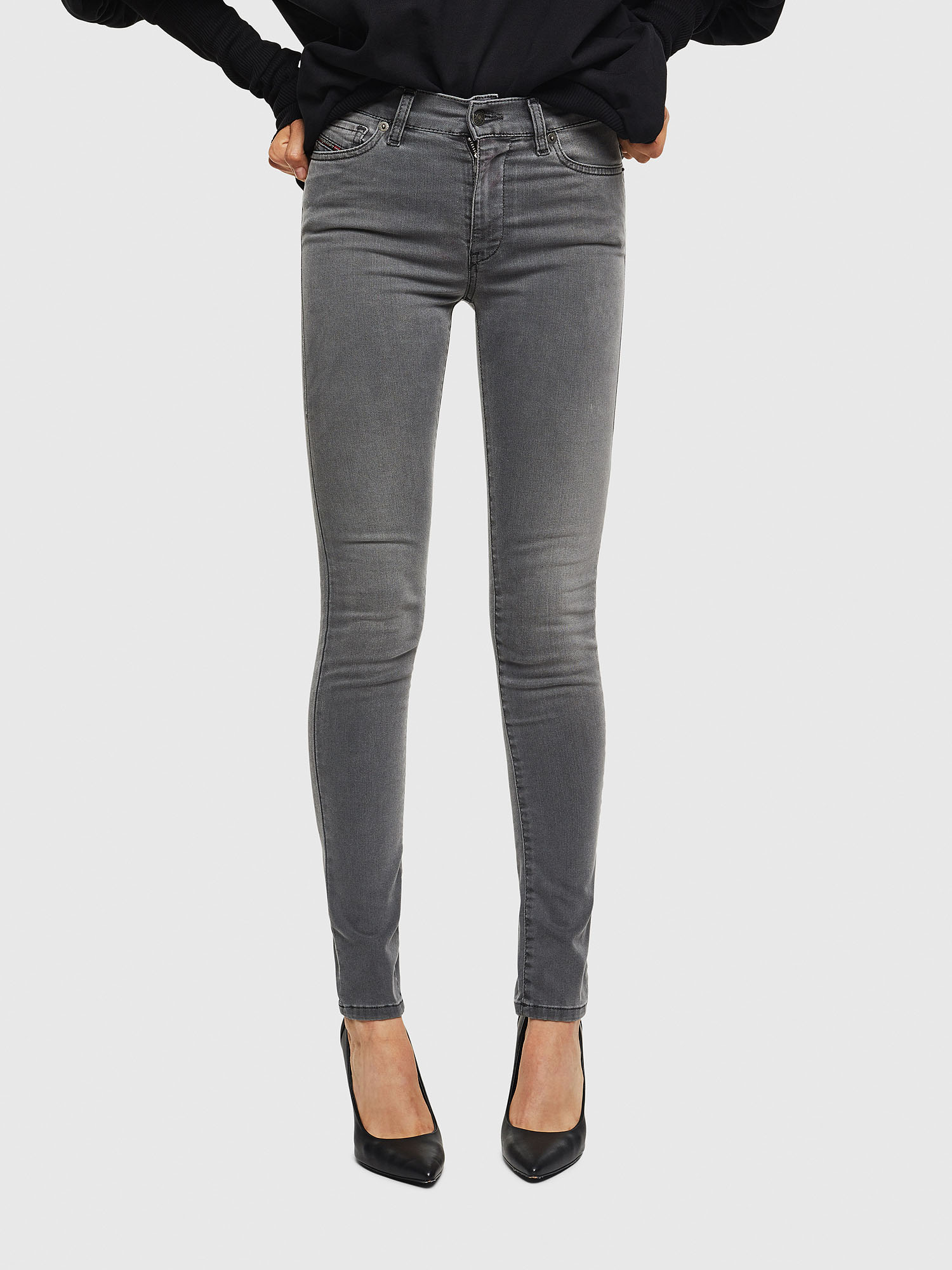 D-Roisin 069JN, Light Grey Diesel - D-Roisin 069JN, Light Grey - Jeans - Image 1