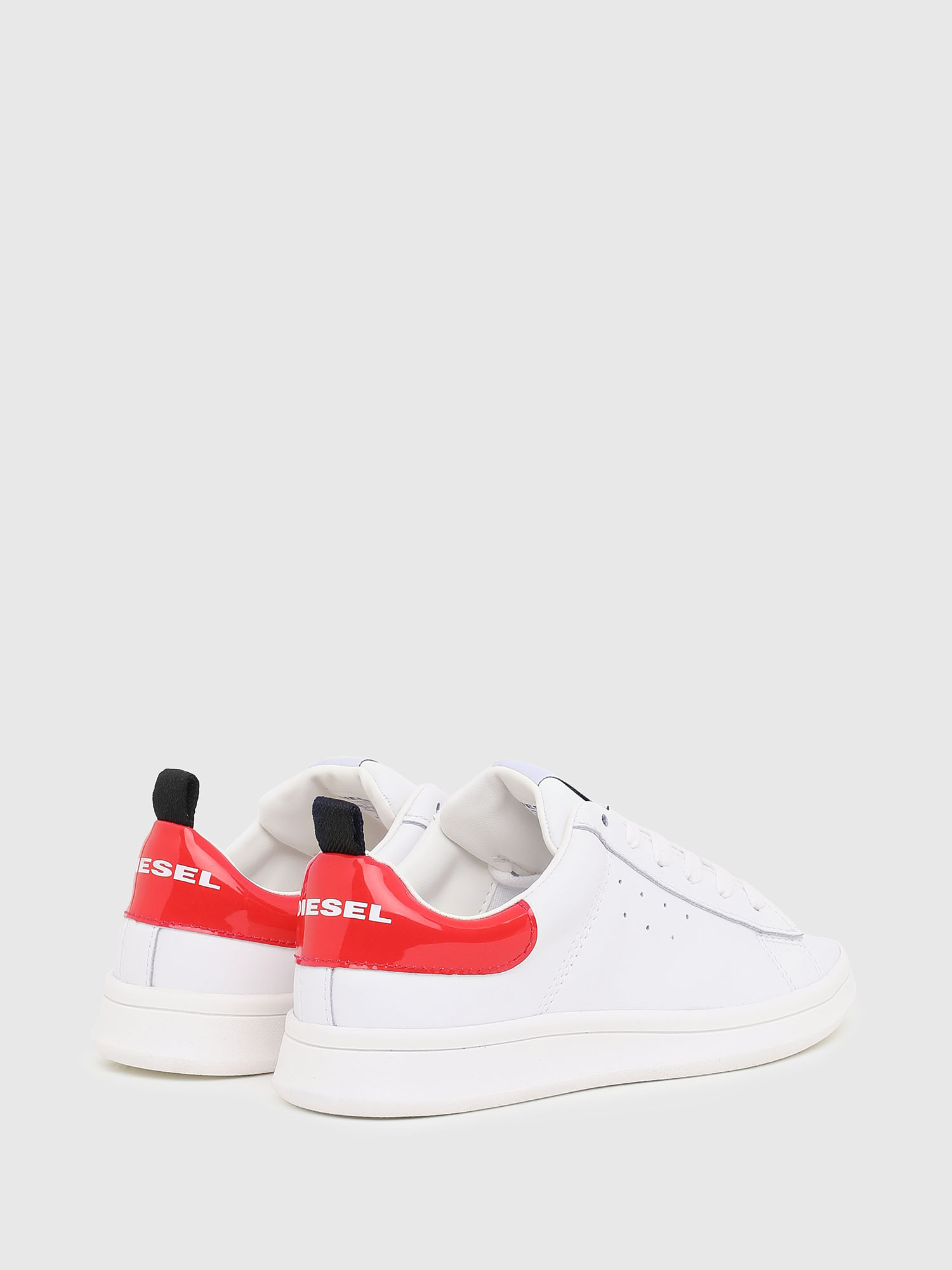 Diesel - SN LOW LACE 11 FULL, White/Red - Image 3