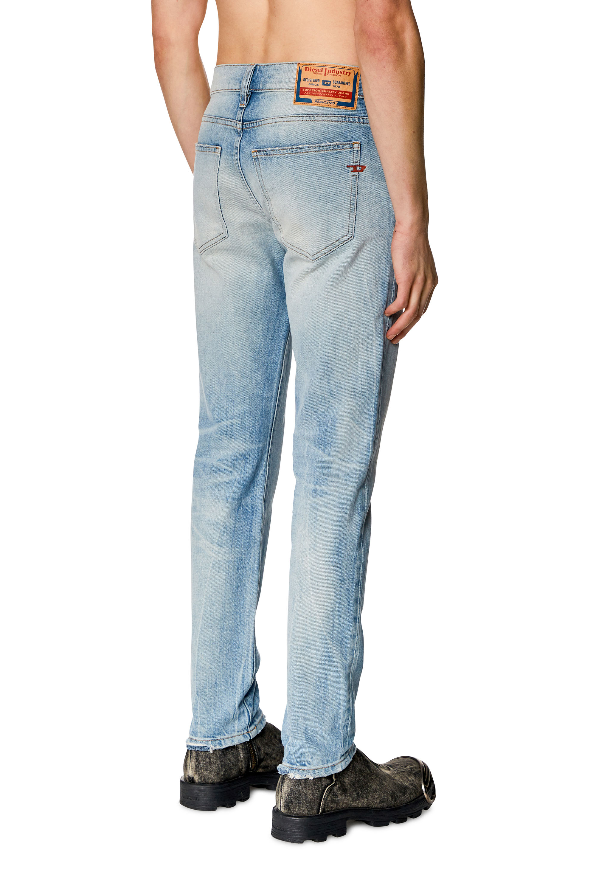 Diesel - Slim Jeans 2019 D-Strukt 0DQAB, Light Blue - Image 1