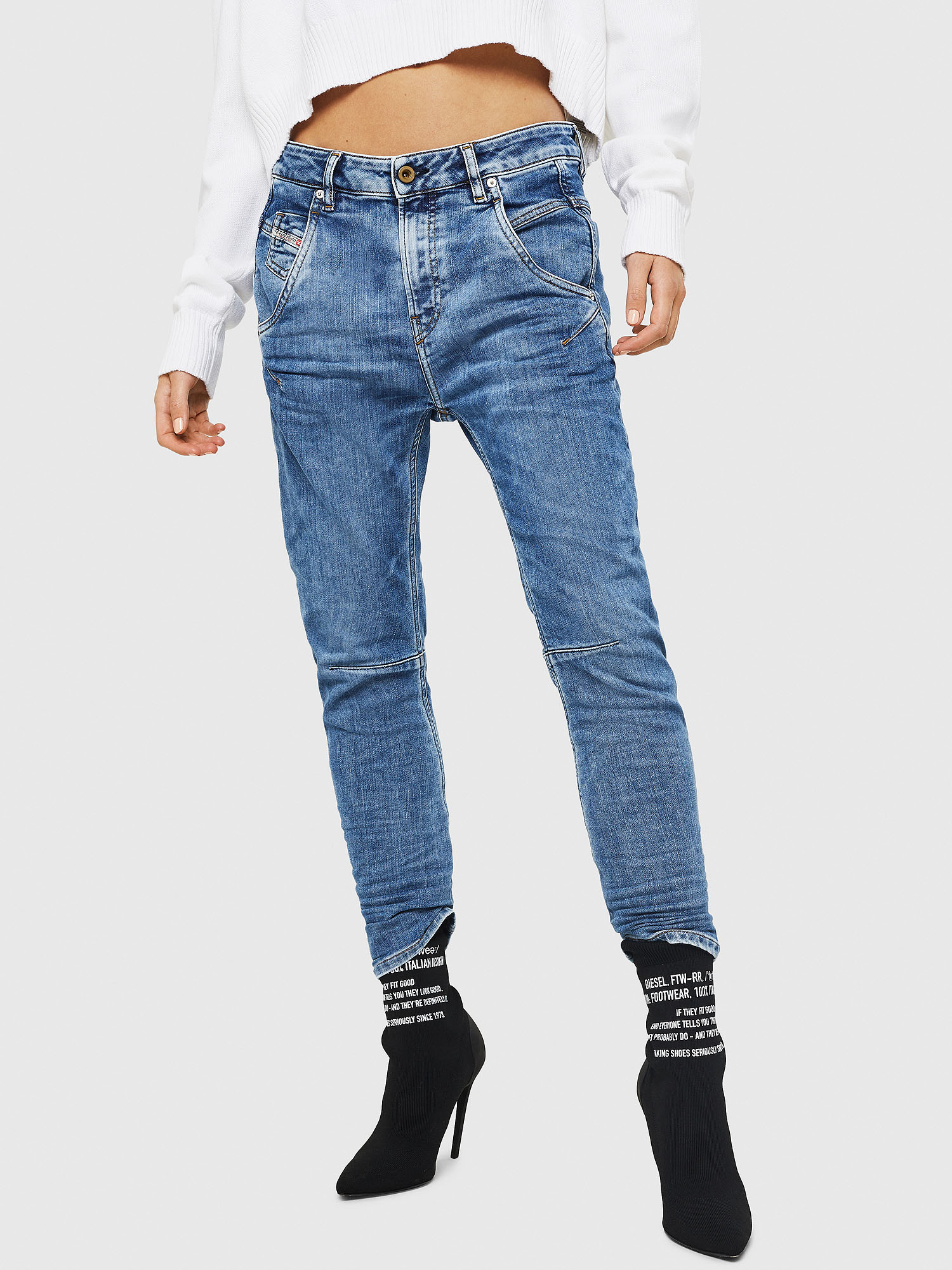 Fayza JoggJeans 0870K, Light Blue Diesel - Fayza JoggJeans 0870K, Light Blue - Jeans - Image 1